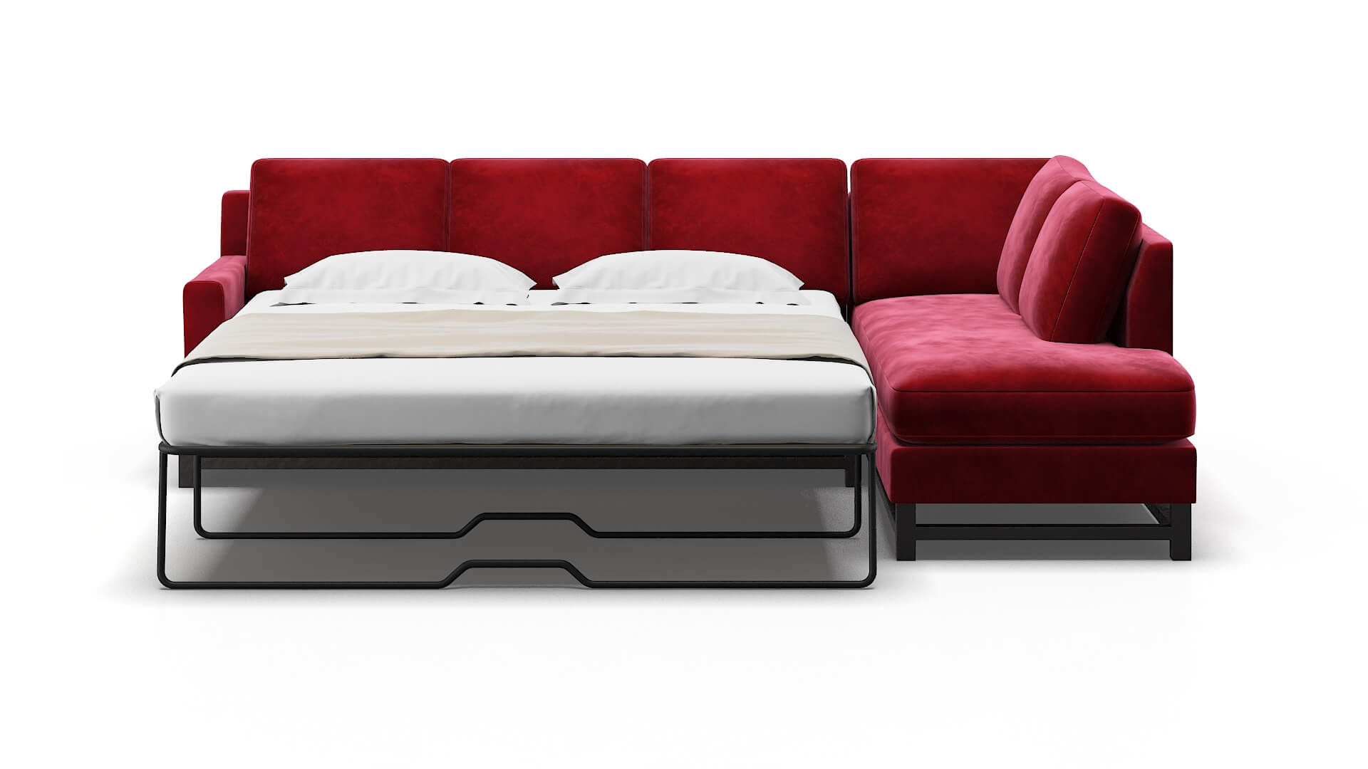 Houston Royale Ruby Panel Sleeper Espresso legs 1