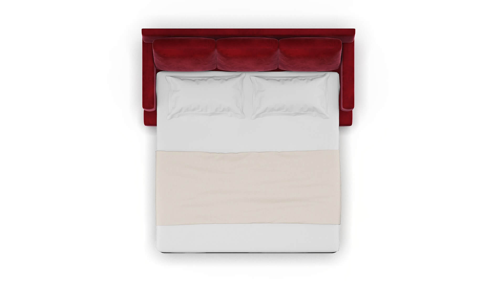 Houston Royale Ruby Sofa Sleeper Espresso legs 3