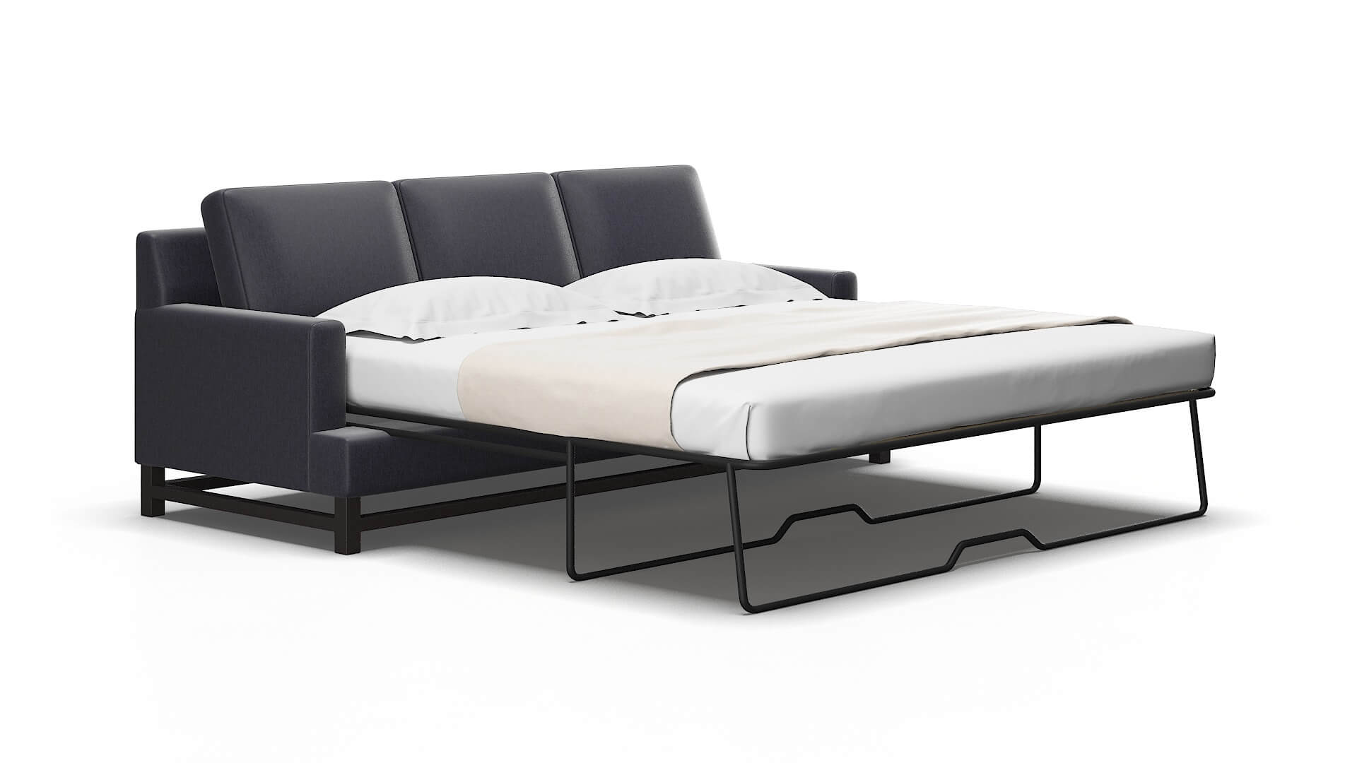 Houston Sasha navy Sofa sleeper Espresso Legs  2