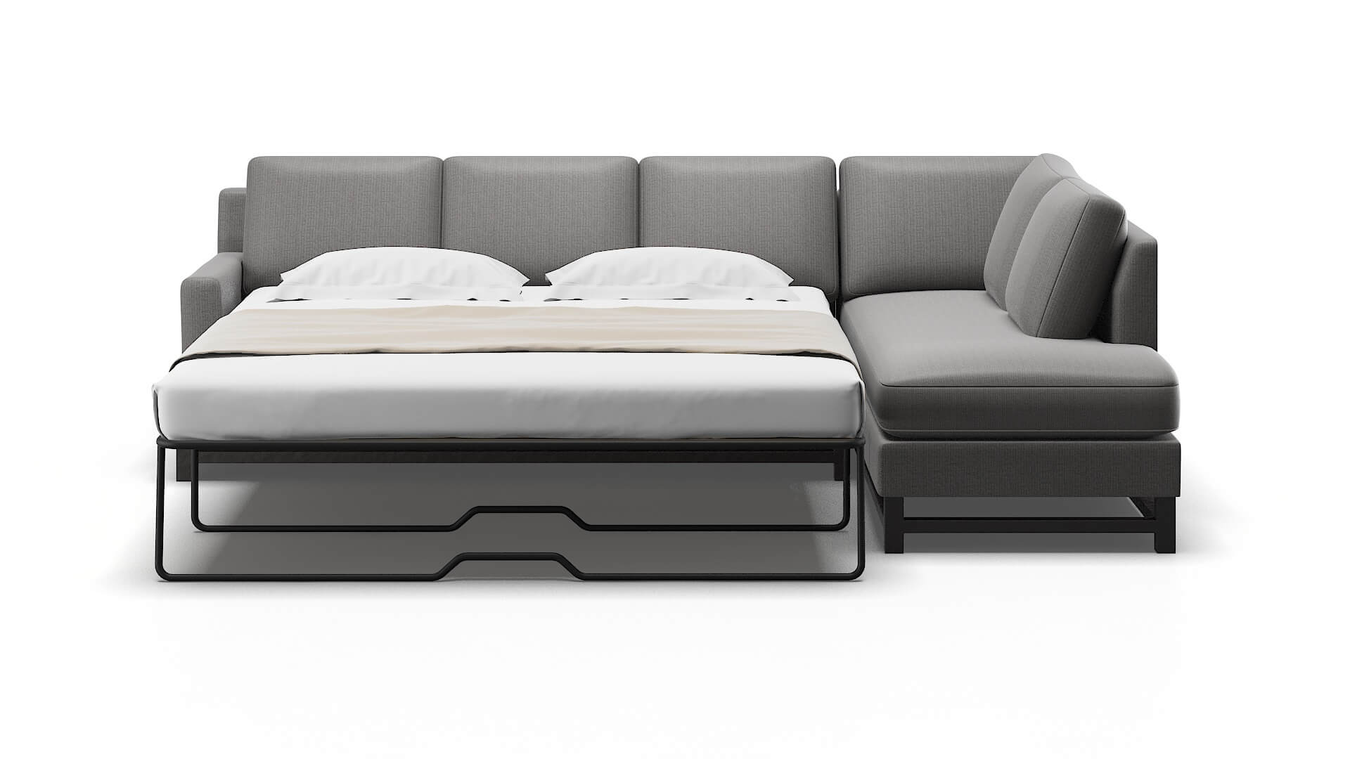 Houston Terrain Oatmeal Panel Sleeper Espresso legs 1