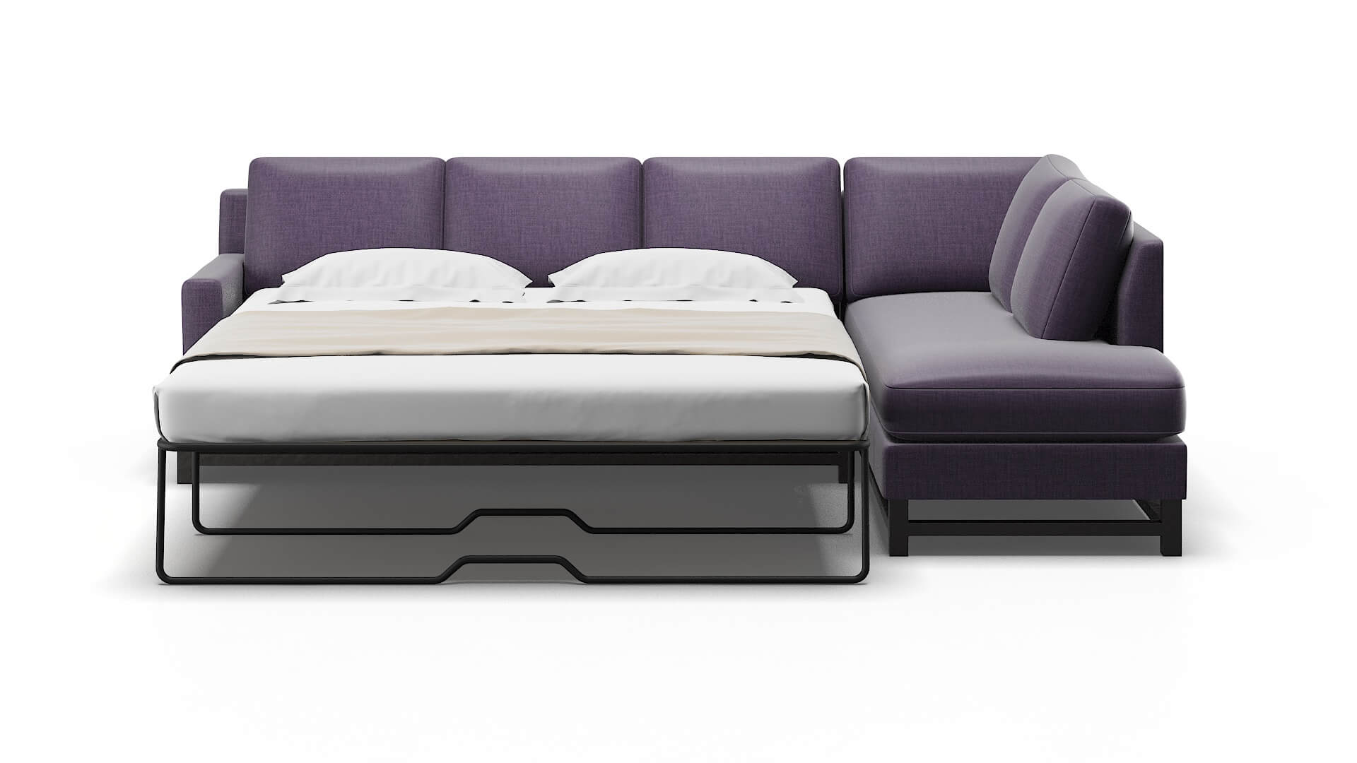 Houston Tess Blackberry Panel Sleeper Espresso legs 1