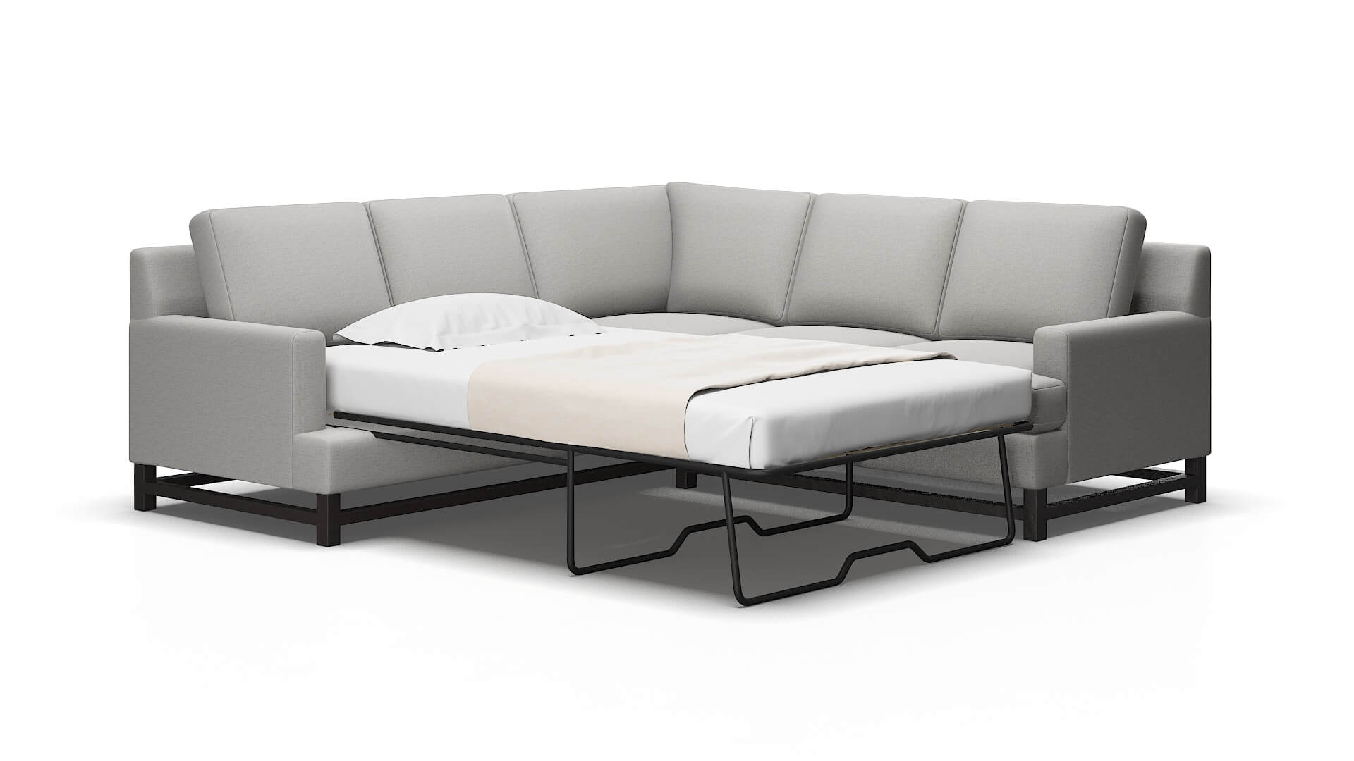 Houston Urban_d Pepper Sectional Sleeper Espresso legs 2