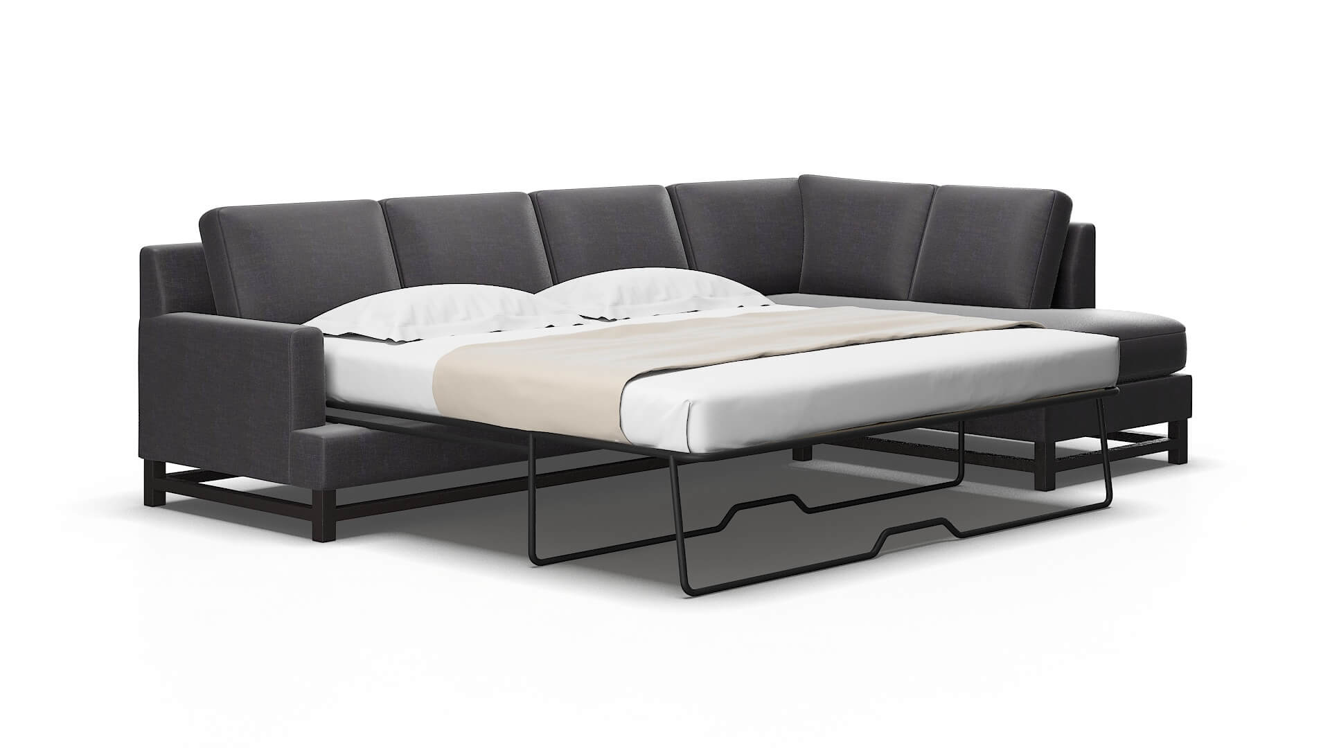 Houston Venus onyx Panel sleeper Espresso Legs  2