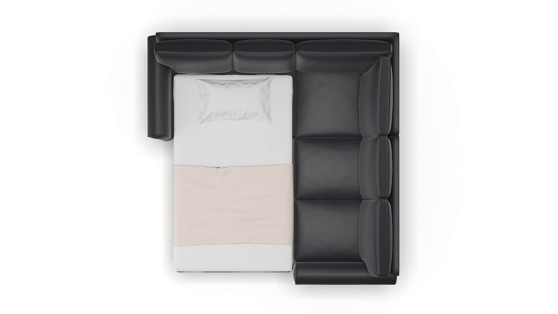 Isabel Atlas_plz Navy Sectional Sleeper Espresso legs 3