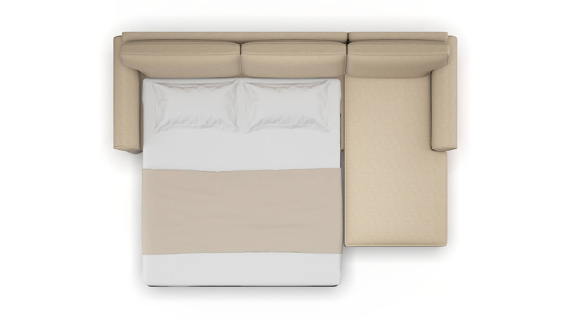 Isabel Avenger Burlap Panel Sleeper Espresso legs 3