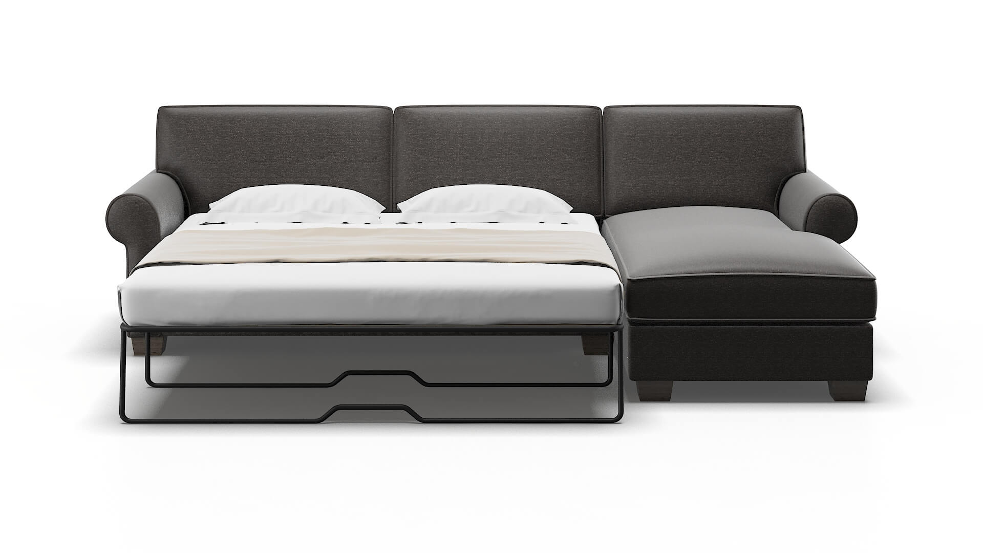 Isabel Avenger Denim Panel Sleeper Espresso legs 1