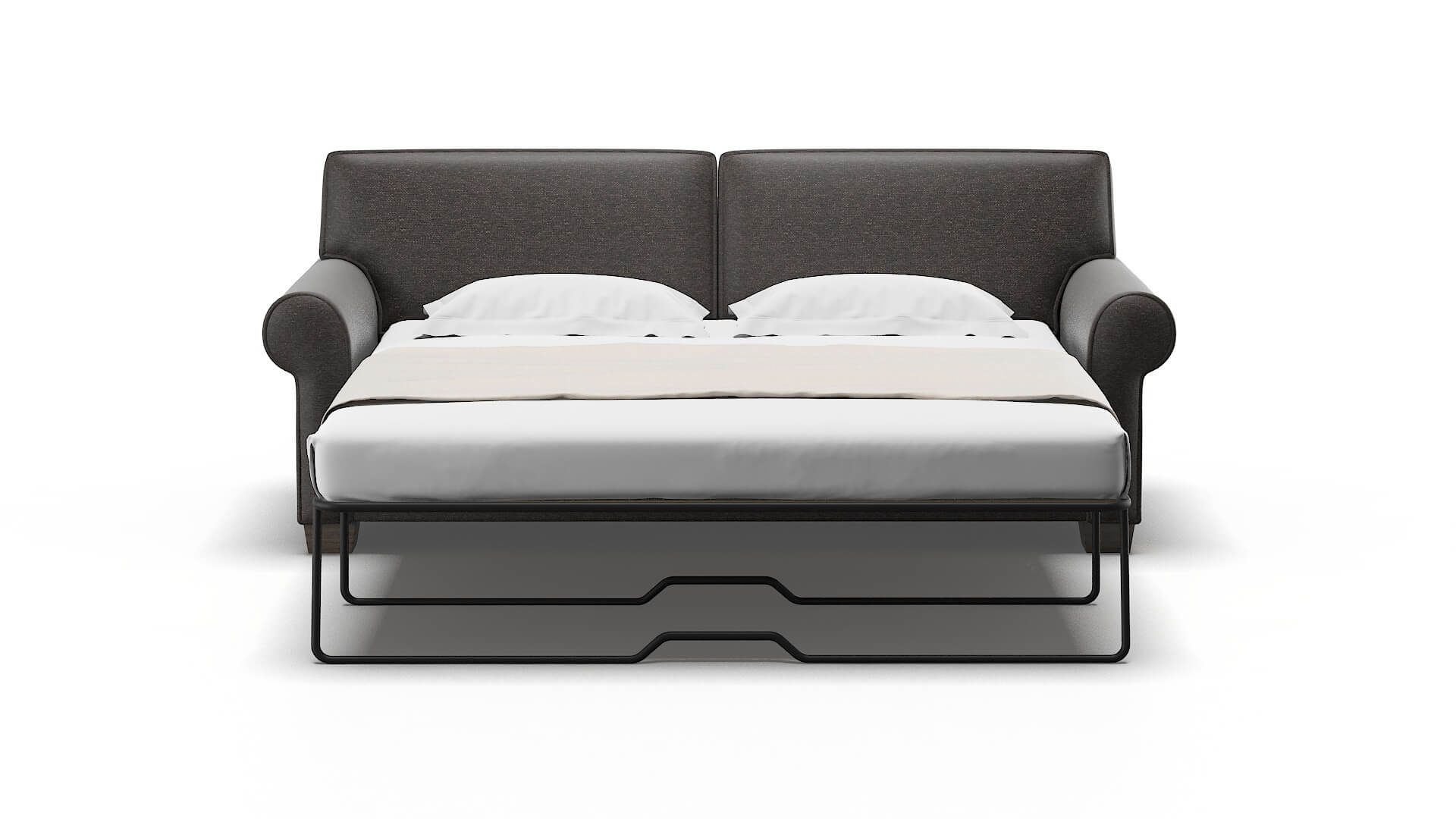 Isabel Avenger Denim Sofa Sleeper Espresso legs 1