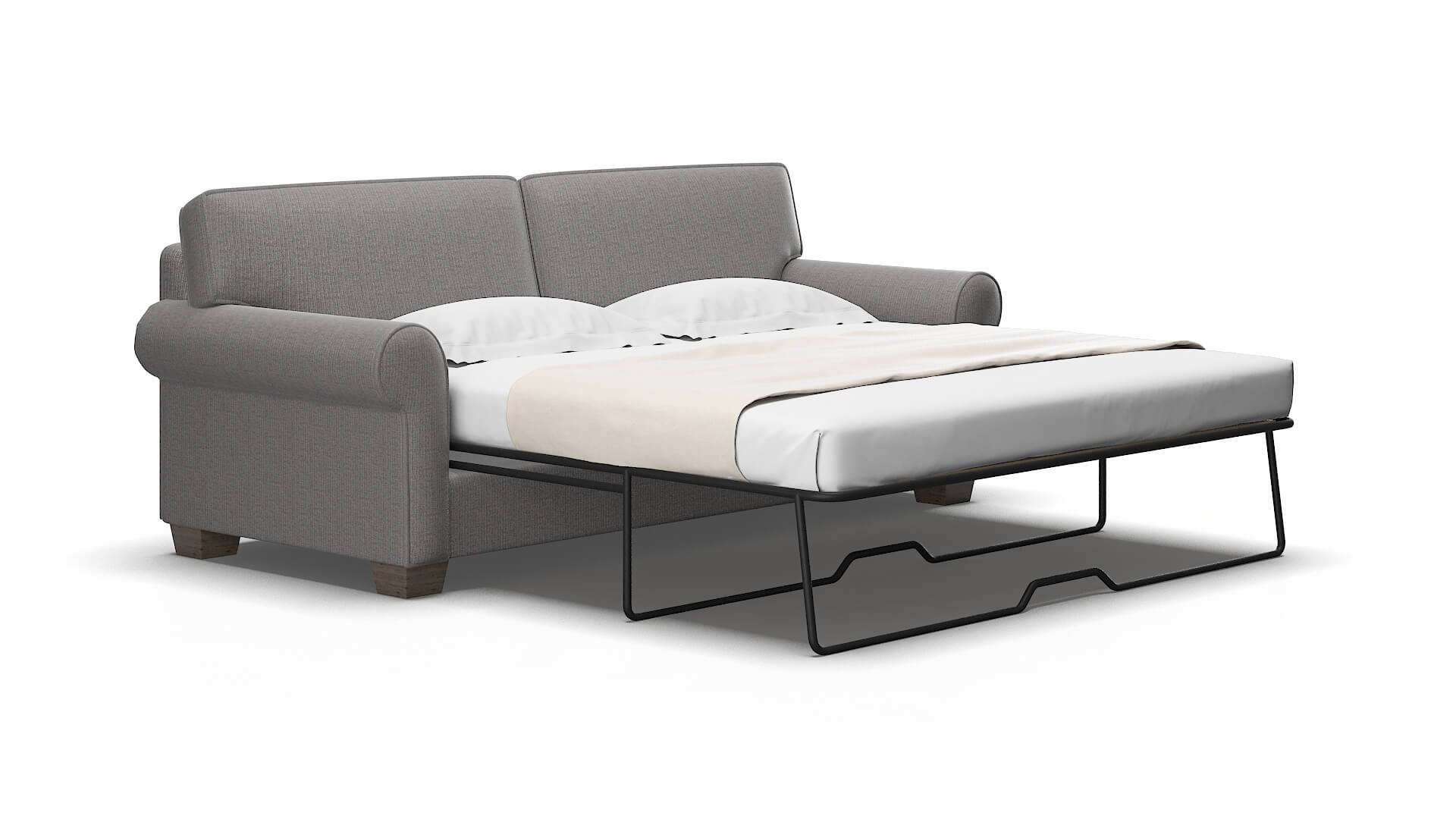 Isabel Avenger Zinc Sofa Sleeper Espresso legs 2