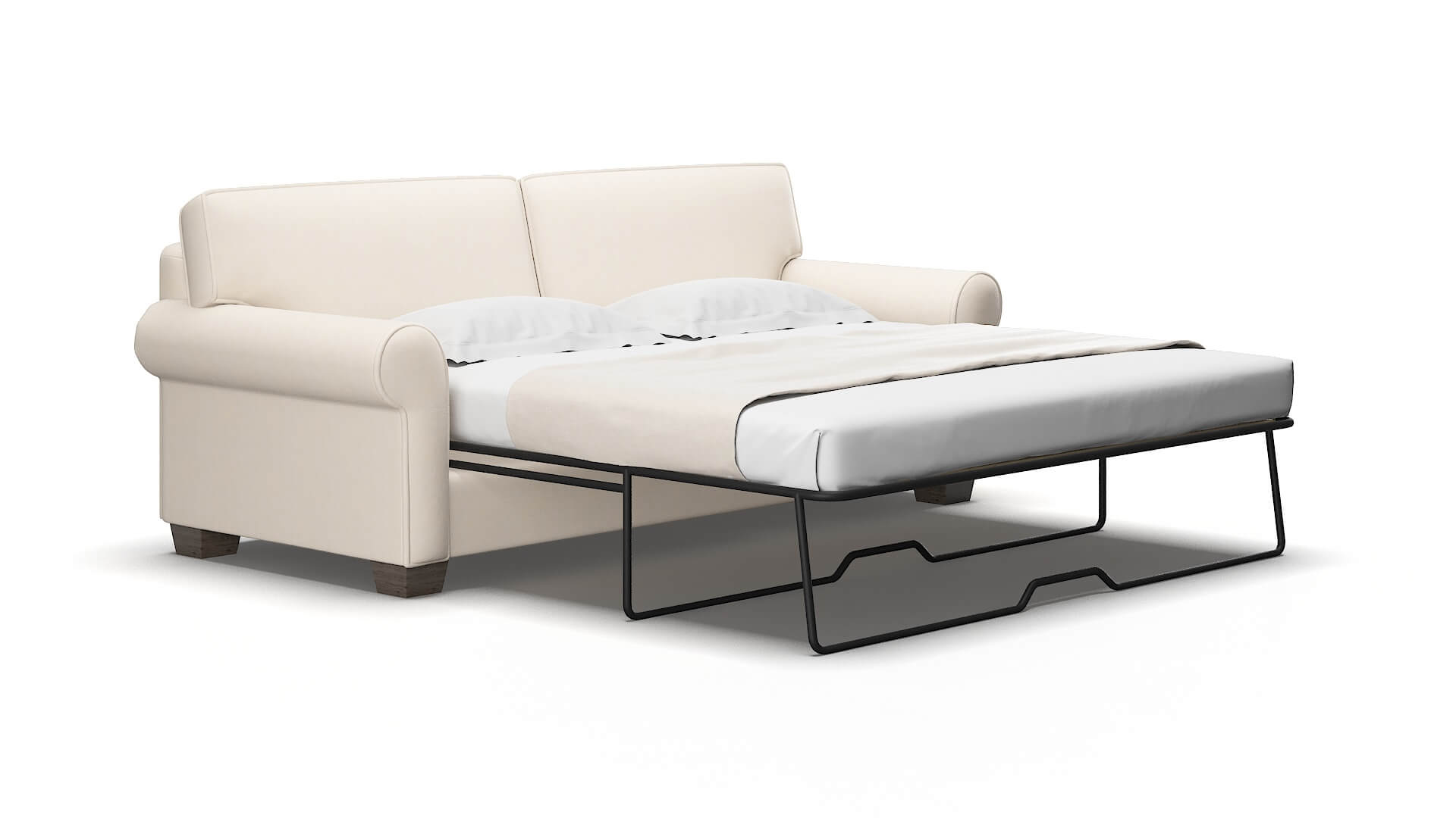 Isabel Bella buckwheat Sofa sleeper Espresso Legs  2