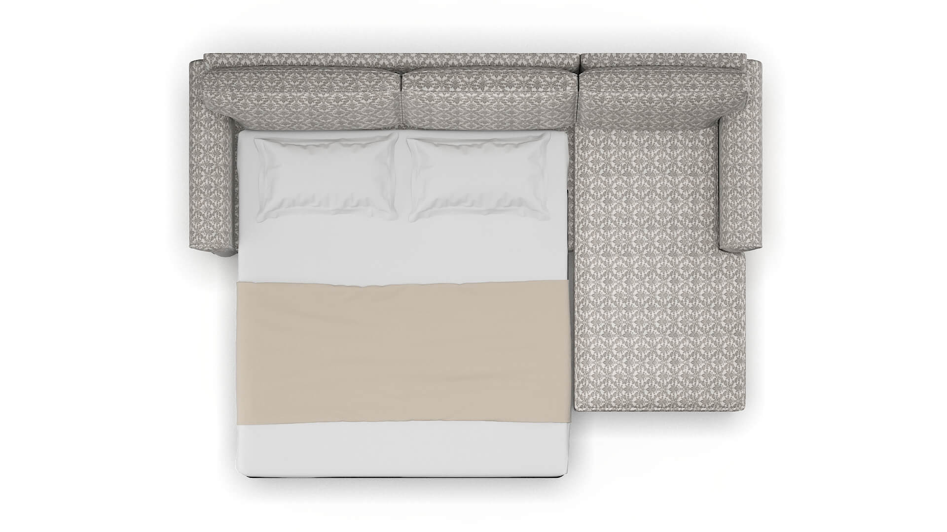 Isabel Bergamo Dove Panel Sleeper Espresso legs 3