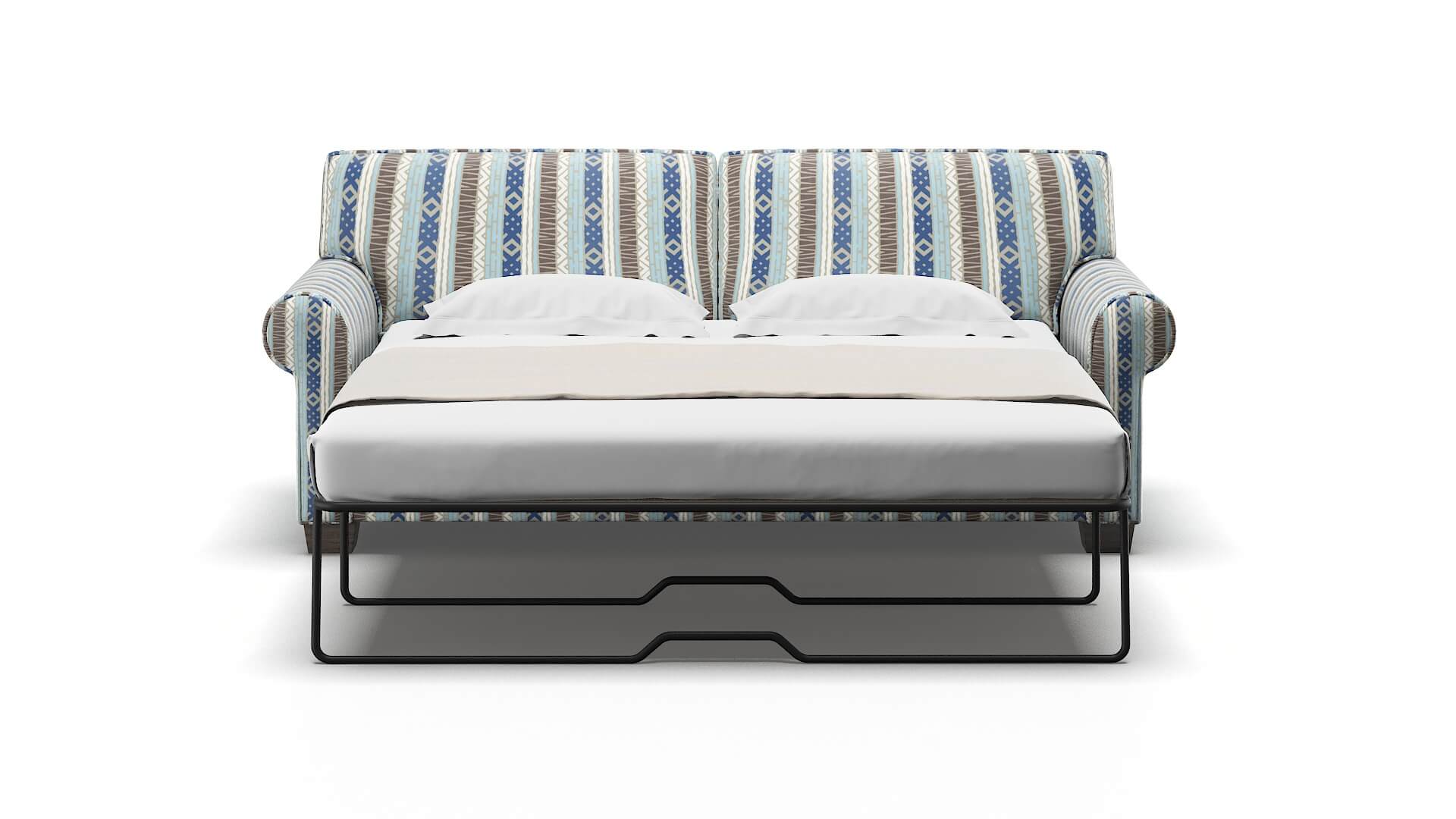 Isabel Bodhi Indigo Sofa Sleeper Espresso legs 1