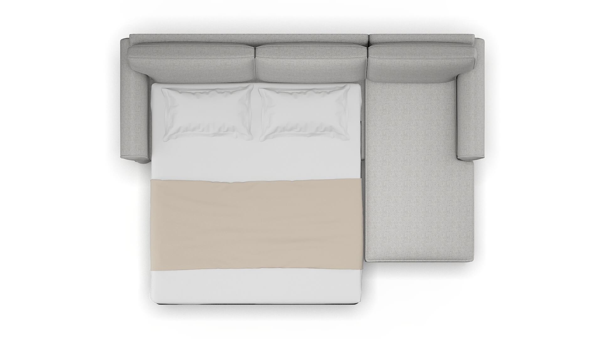 Isabel Catalina Silver Panel Sleeper Espresso legs 3