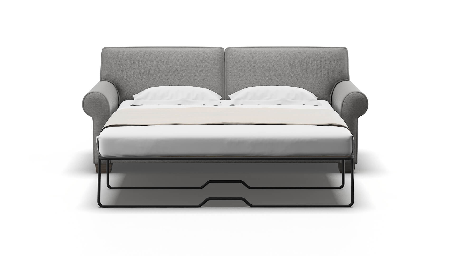 Isabel Catalina Steel Sofa Sleeper Espresso legs 1