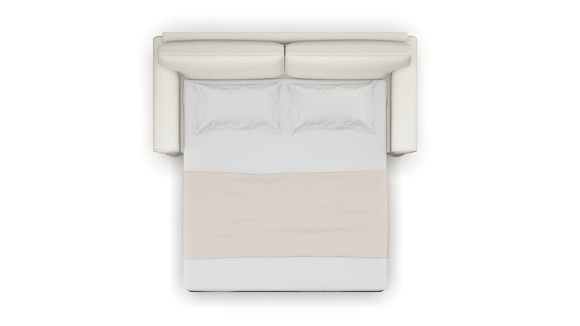 Isabel Chance Bone Sofa Sleeper Espresso legs 3