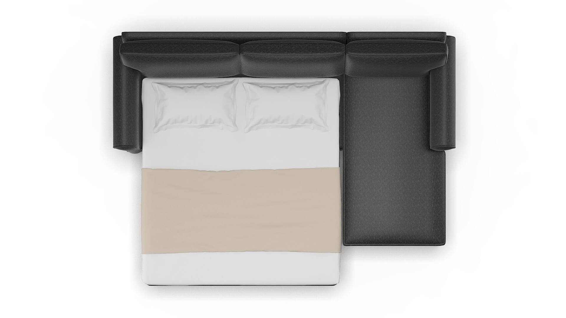 Isabel Chance Denim Panel Sleeper Espresso legs 3