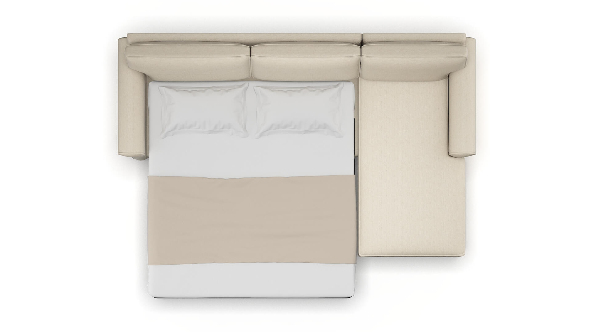 Isabel Chance Sand Panel Sleeper Espresso legs 3