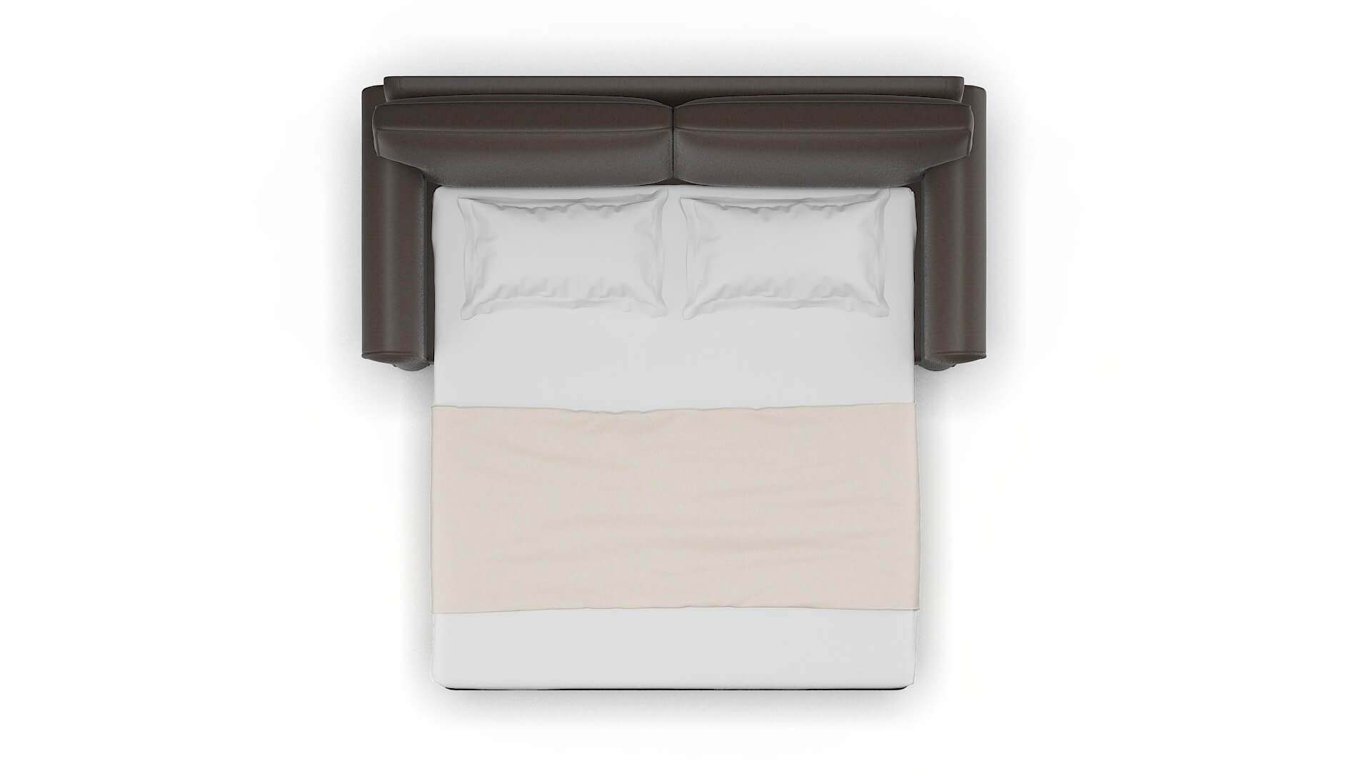 Isabel Cosmo Chocolate Sofa Sleeper Espresso legs 3