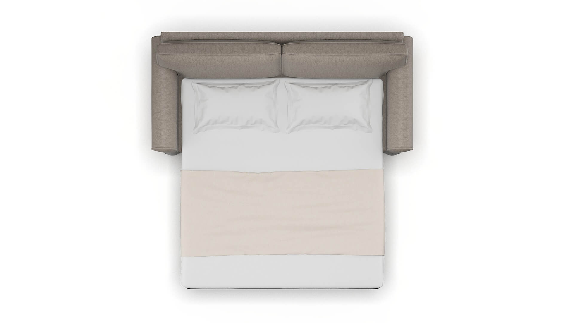 Isabel Cosmo Taupe Sofa Sleeper Espresso legs 3