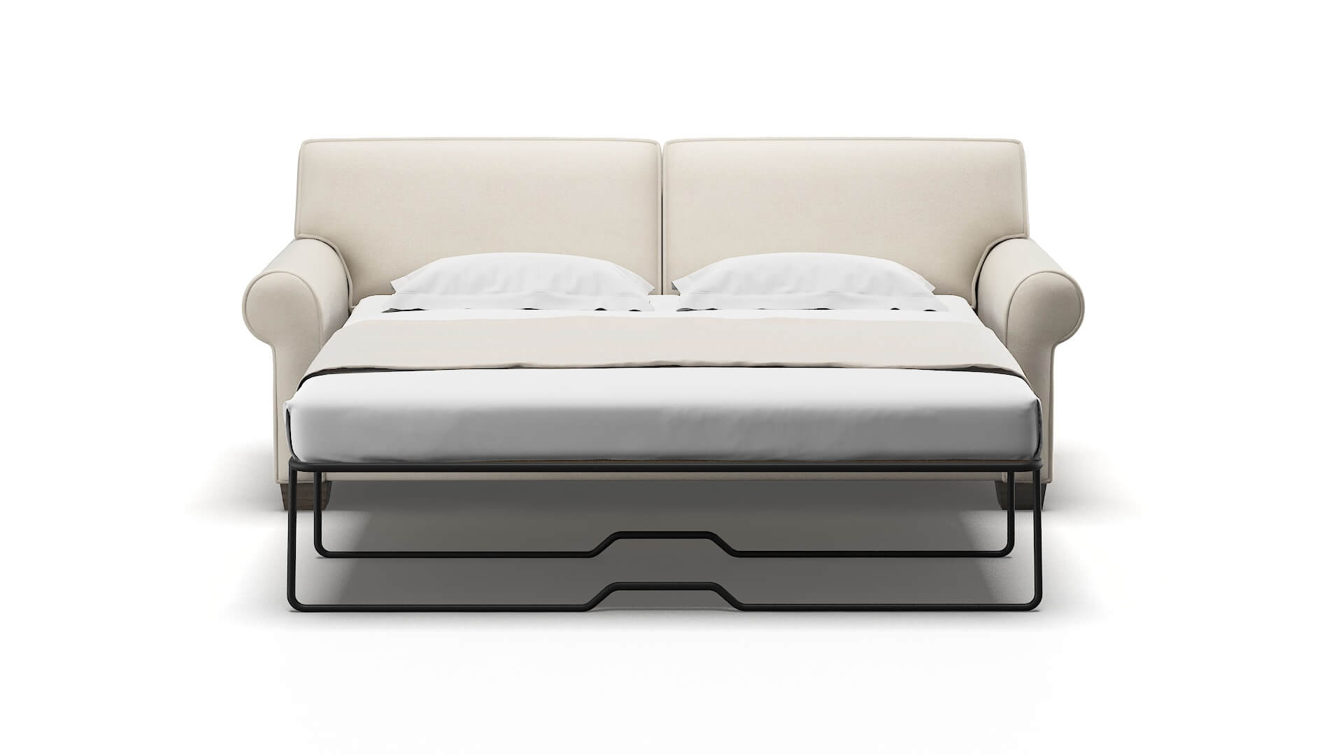 Isabel Dawson Sand Sofa Sleeper Espresso legs 1