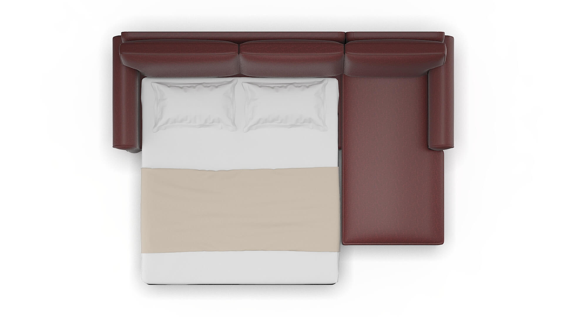 Isabel Derby Berry Panel Sleeper Espresso legs 3