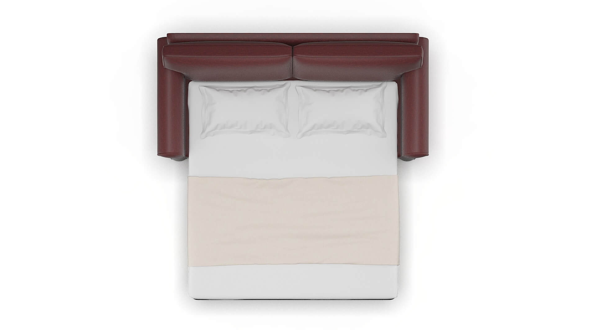 Isabel Derby Berry Sofa Sleeper Espresso legs 3