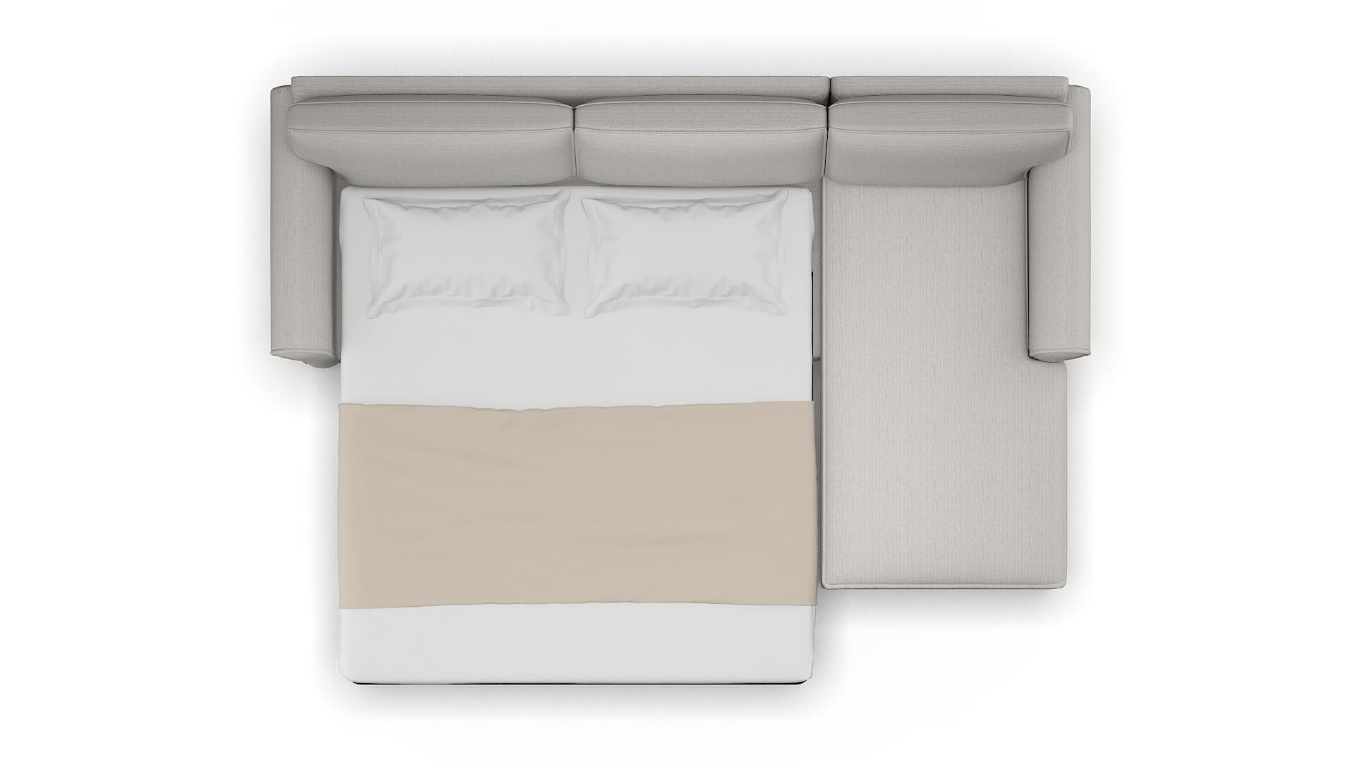 Isabel Derby Grey Panel Sleeper Espresso legs 3