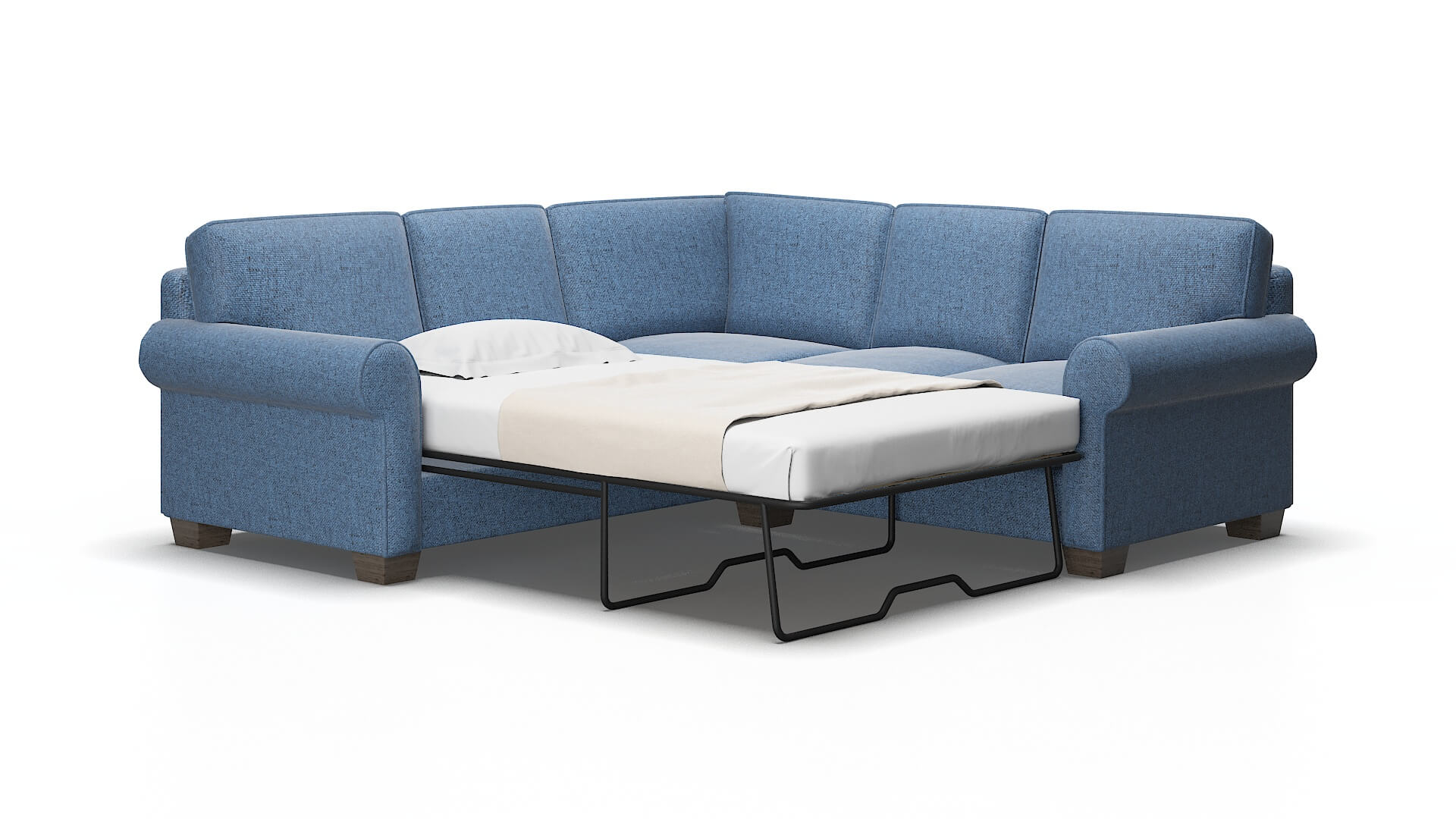 Isabel Derby Navy Sectional Sleeper 2