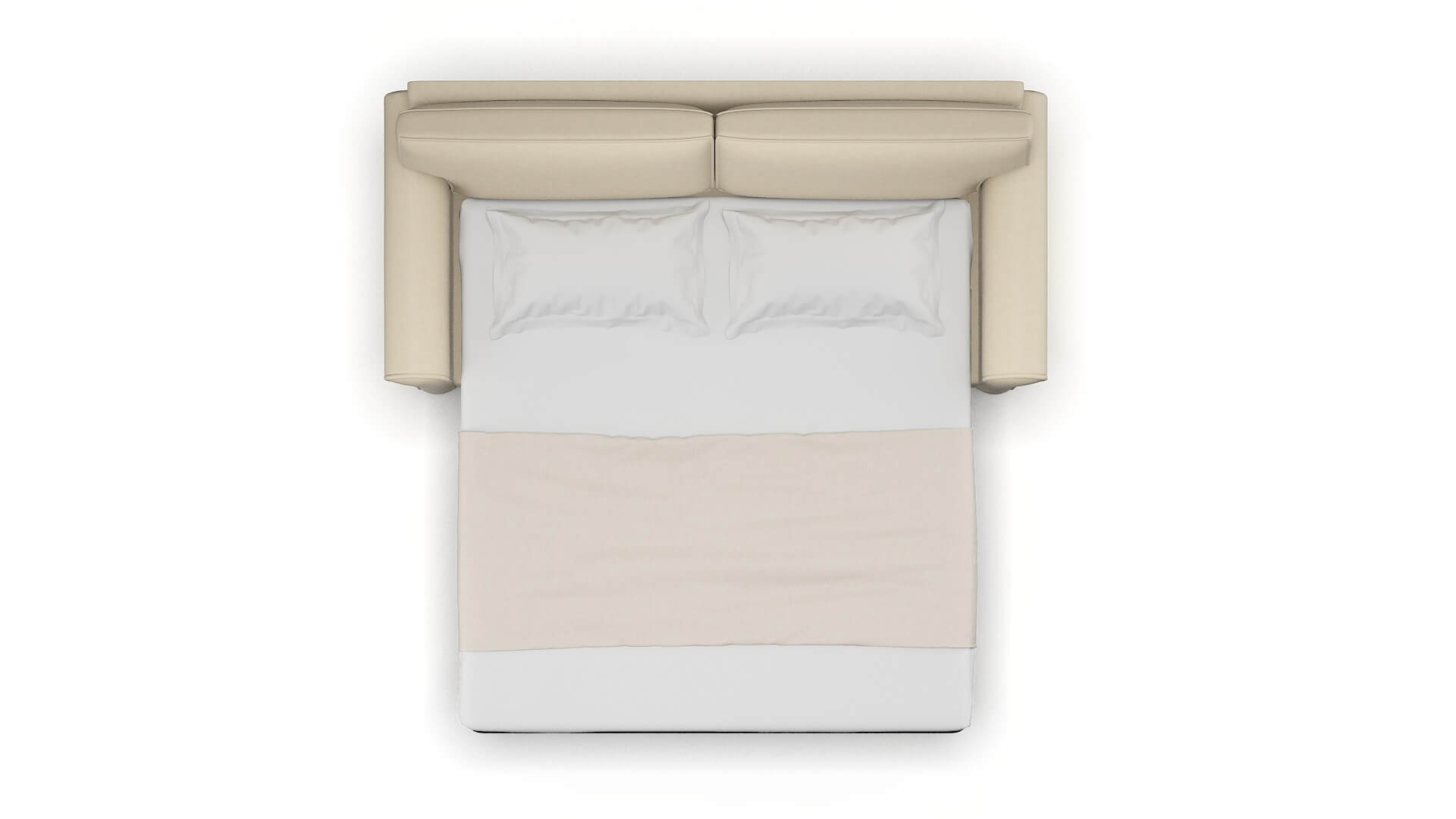 Isabel Dream_d Almond Sofa Sleeper Espresso legs 3