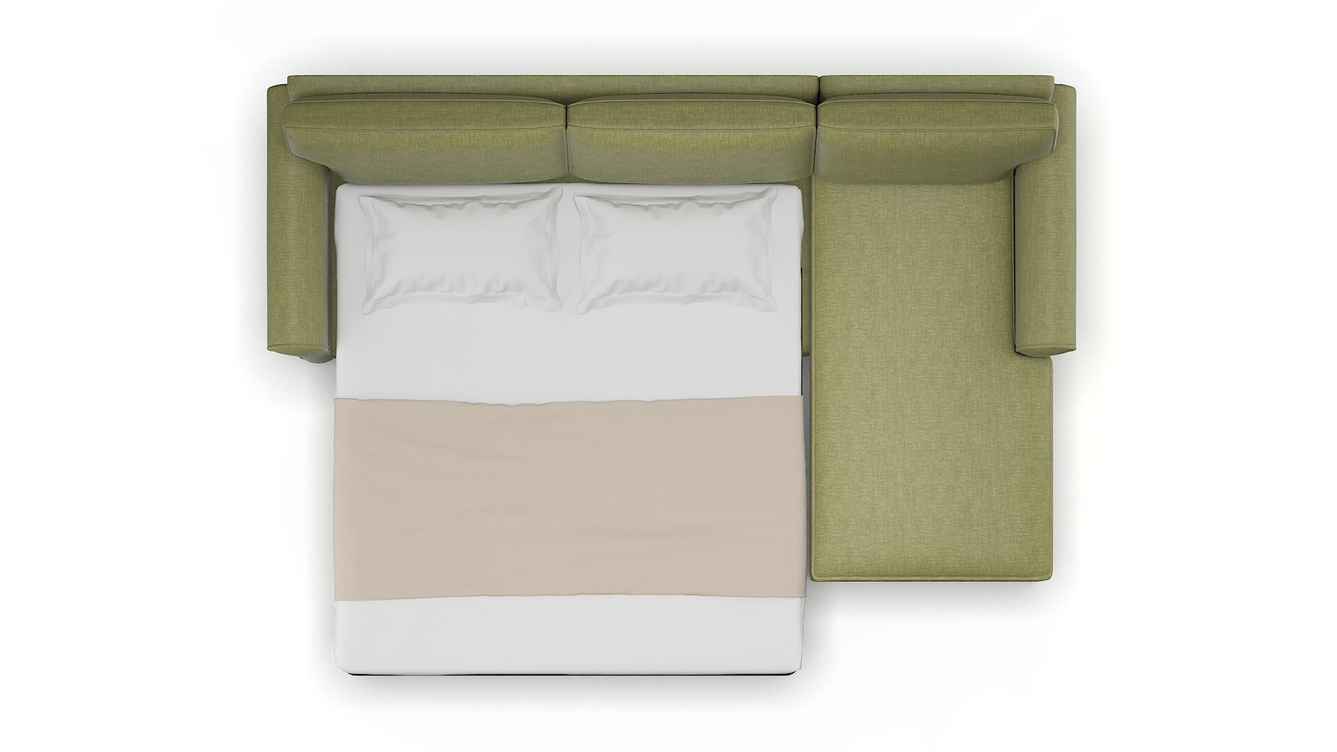 Isabel Durham Lime Panel Sleeper Espresso legs 3
