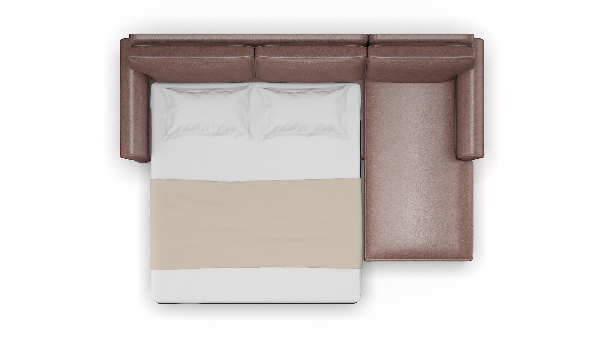 Isabel Ford Brown Panel Sleeper Espresso legs 3