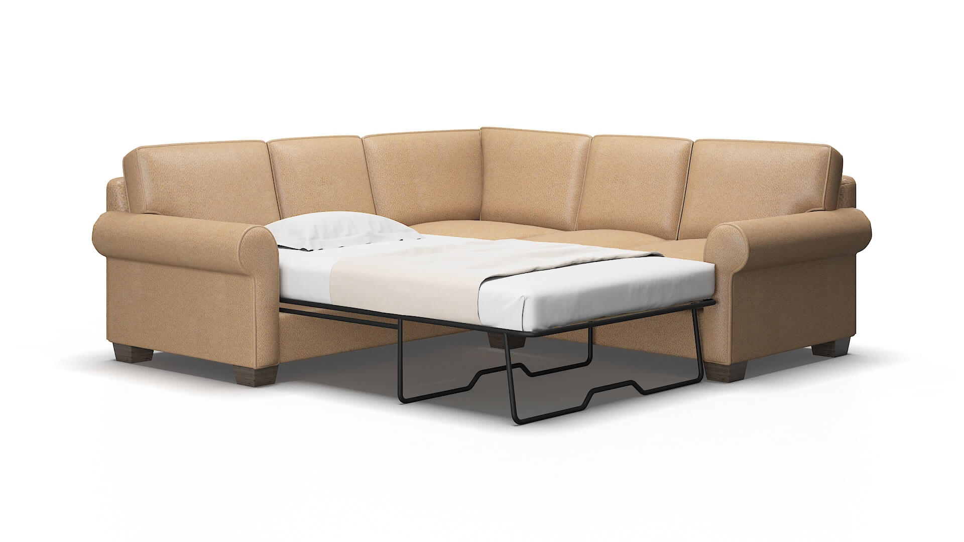 Isabel Ford dune Sectional sleeper Espresso Legs  2