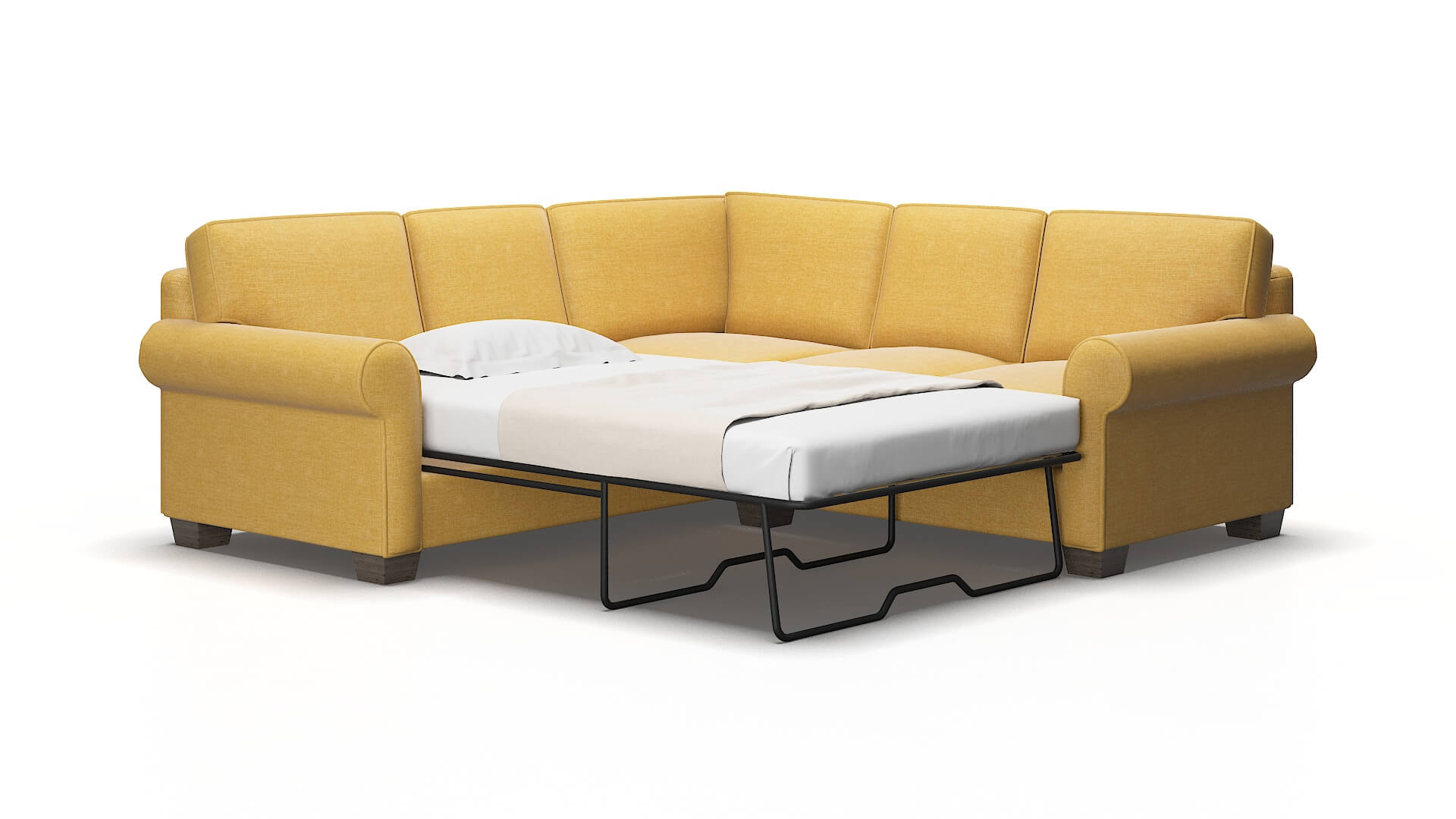 Isabel Jade 400 Sectional sleeper Espresso Legs  2