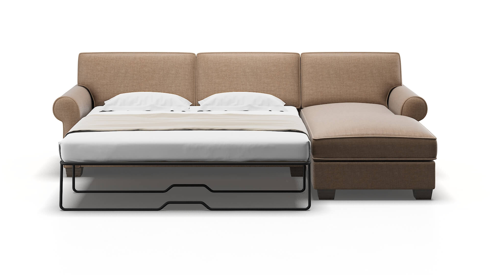 Isabel Keylargo Mink Panel Sleeper Espresso legs 1