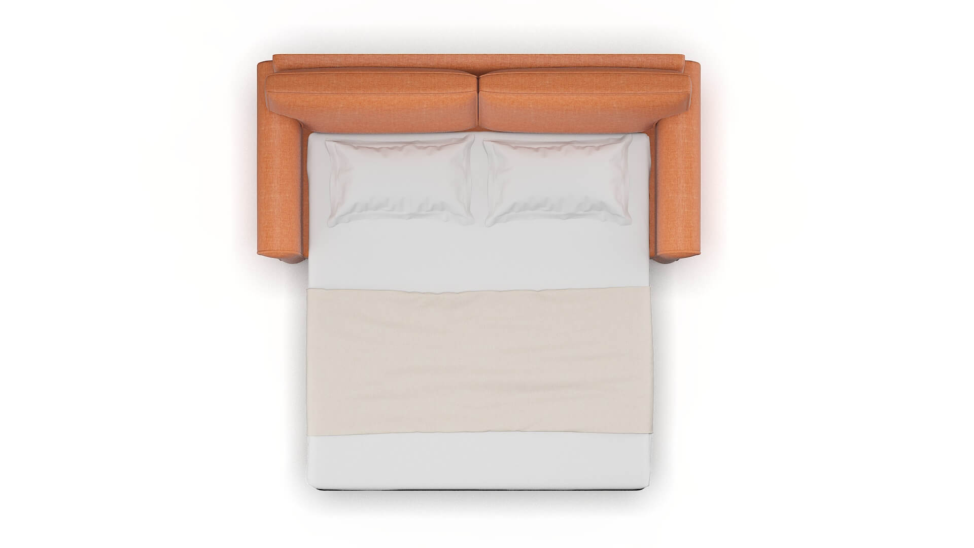 Isabel Keylargo Terracotta Sofa Sleeper Espresso legs 3