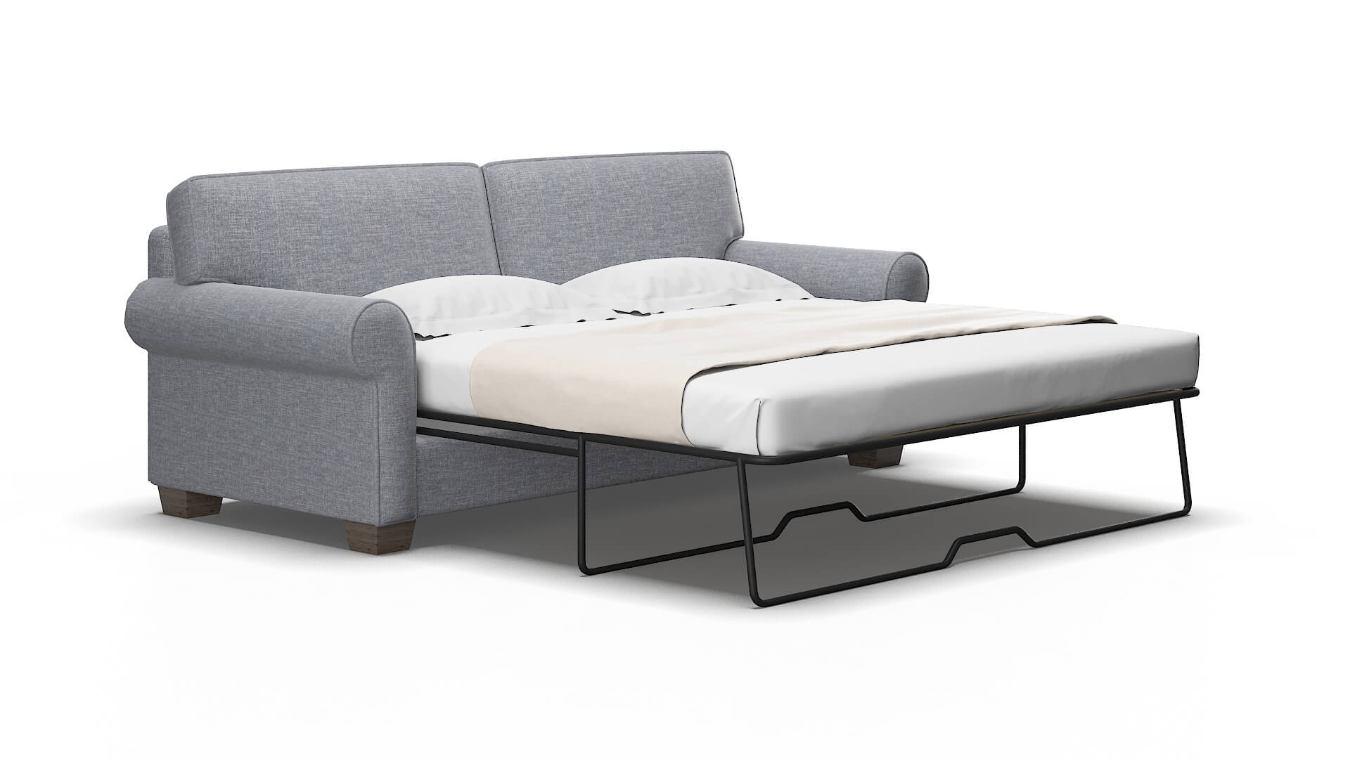Isabel Lana Ash Sofa Sleeper Espresso legs 2