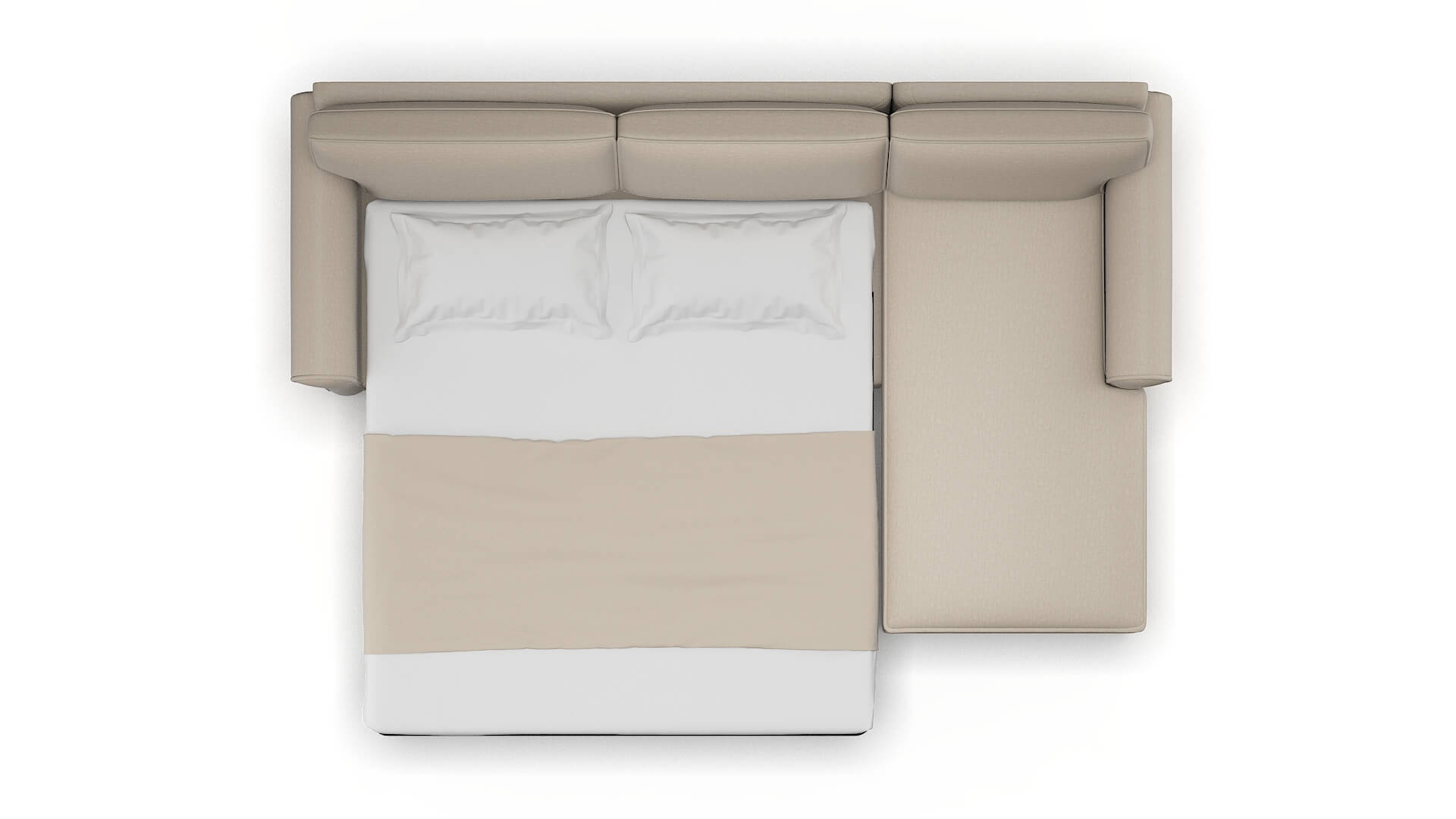 Isabel Naples Almond Panel Sleeper Espresso legs 3