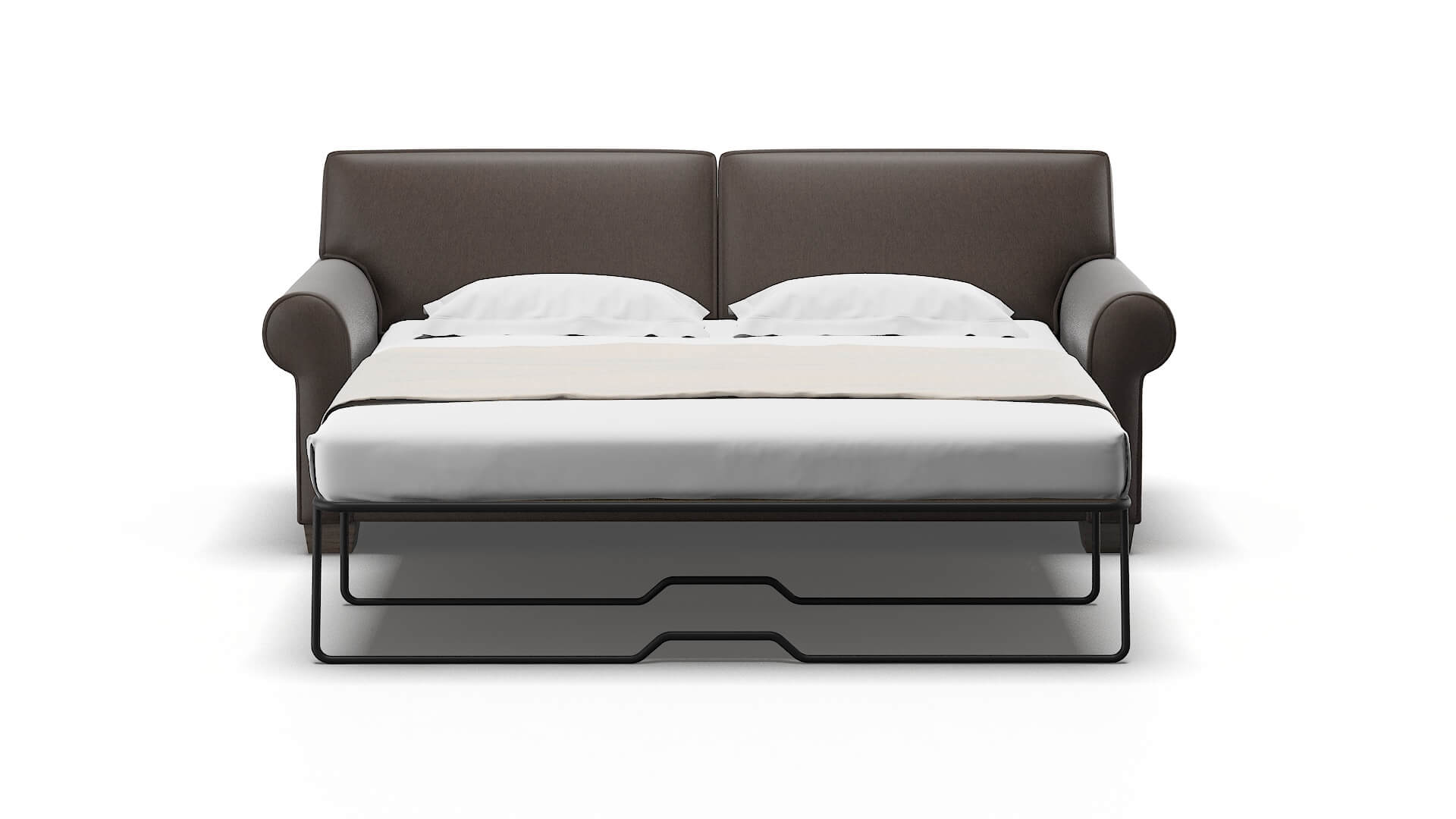 Isabel Naples Graphite Sofa Sleeper Espresso legs 1