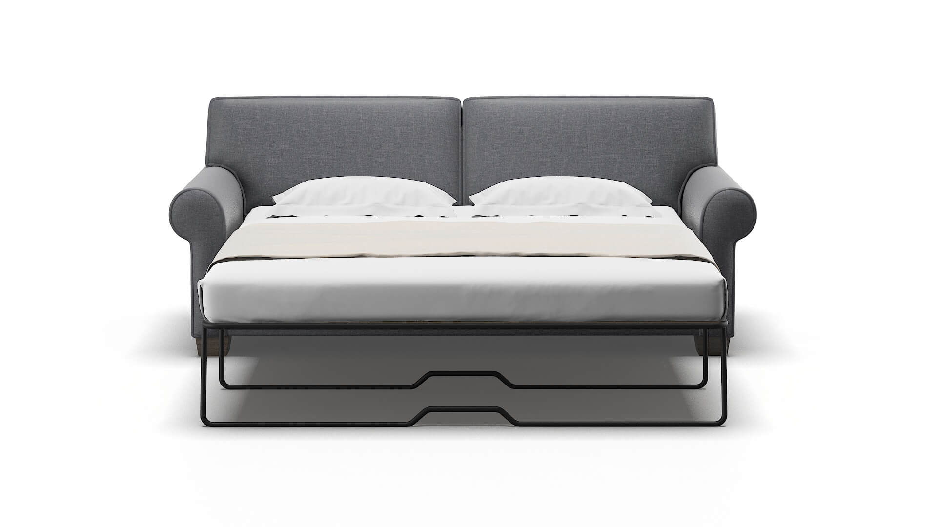 Isabel Notion Graphite Sofa Sleeper Espresso legs 1