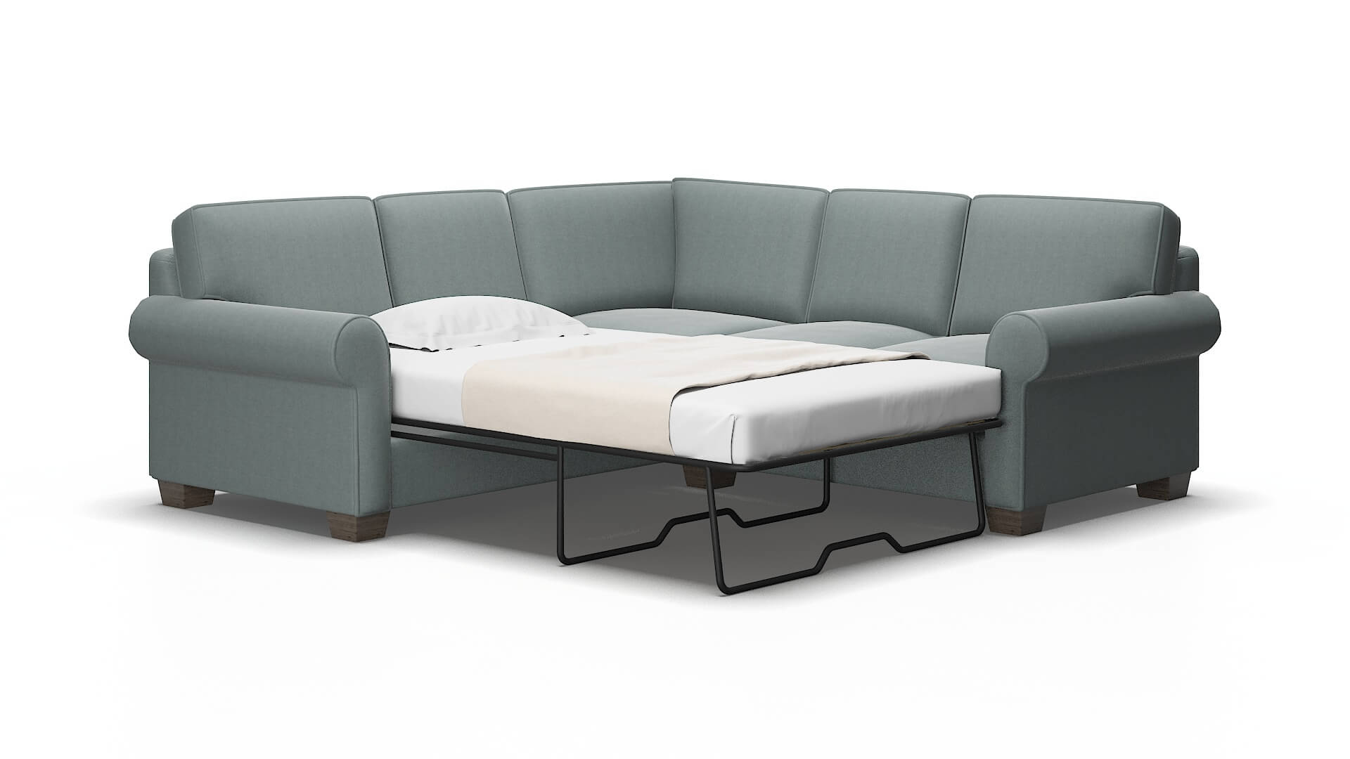 Isabel Oakley baltic Sectional sleeper Espresso Legs  2