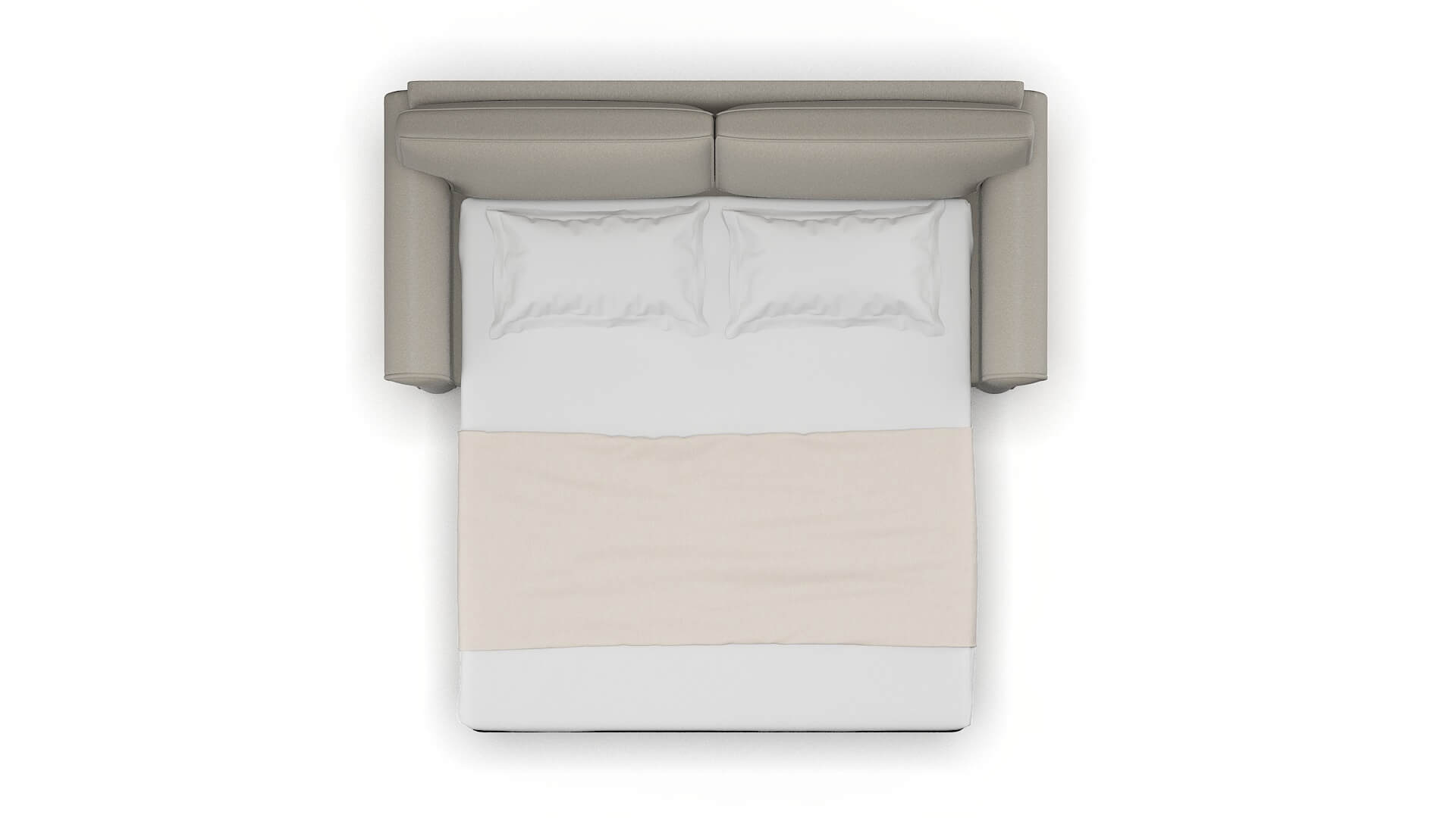 Isabel Oscar Silver Sofa Sleeper Espresso legs 3