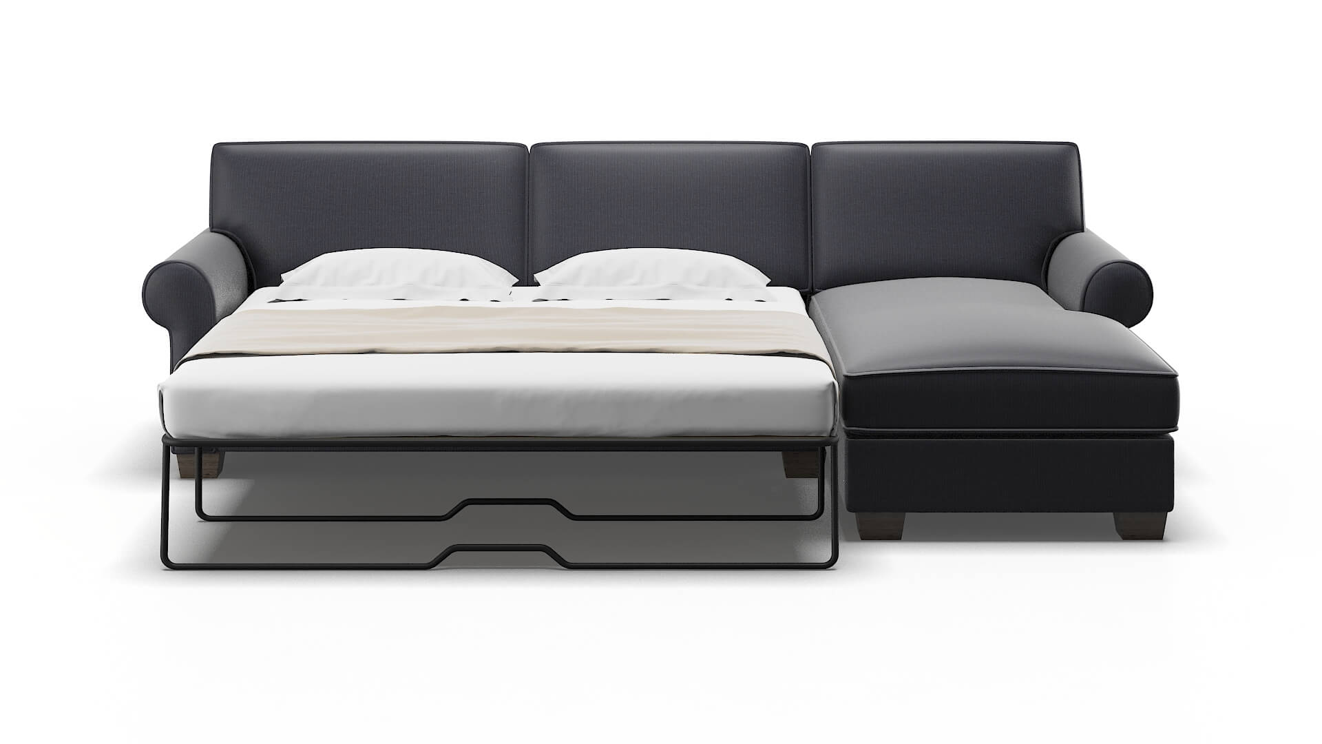 Isabel Parker Midnight Panel Sleeper Espresso legs 1