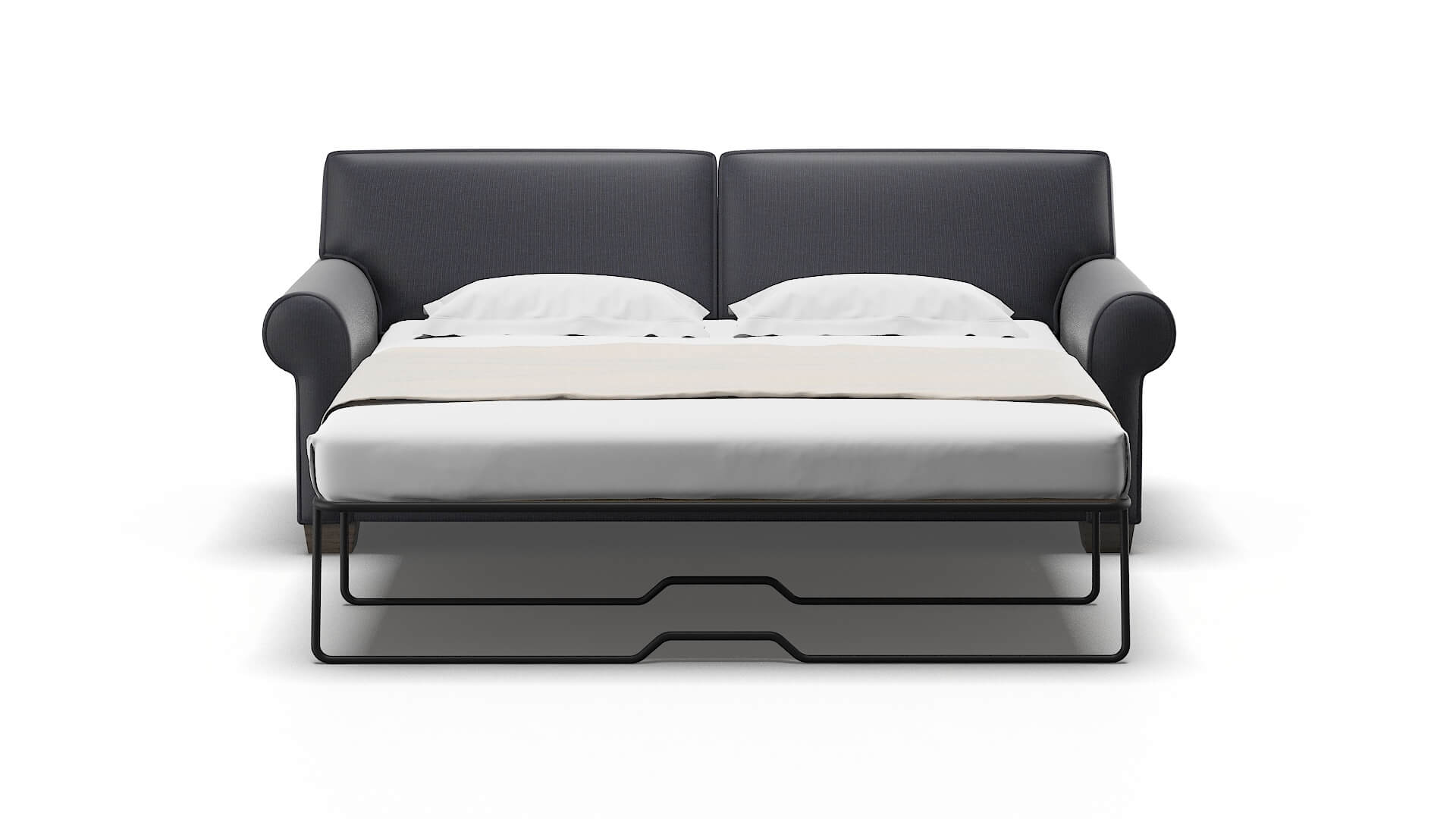 Isabel Parker Midnight Sofa Sleeper Espresso legs 1