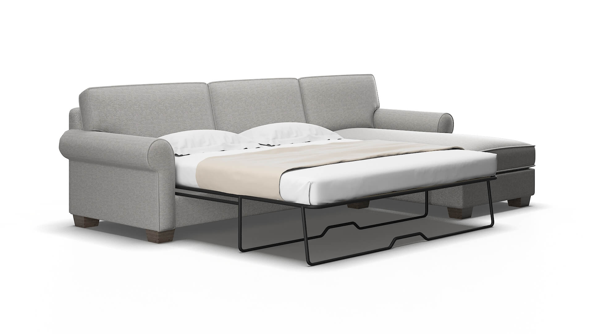 Isabel Phoenix Smoke Panel Sleeper Espresso legs 2