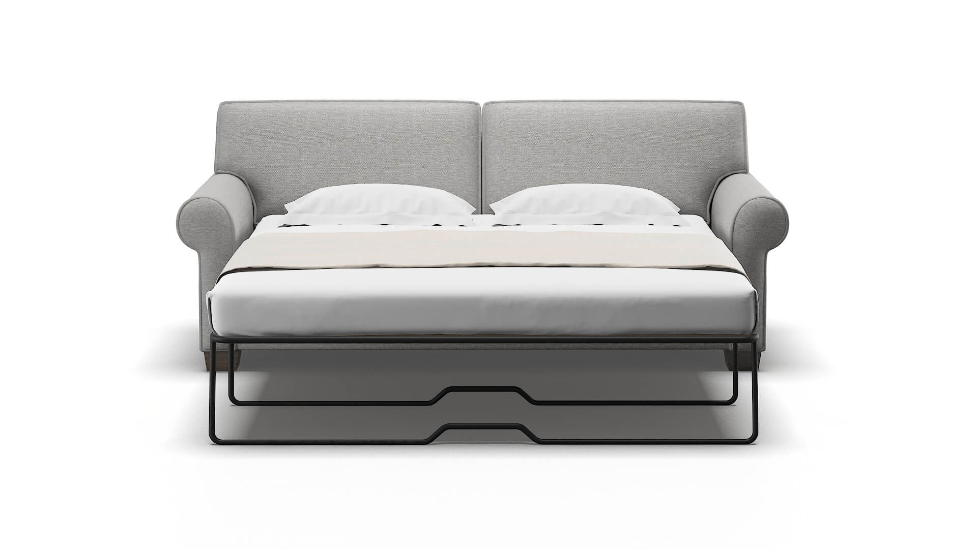 Isabel Phoenix Smoke Sofa Sleeper Espresso legs 1