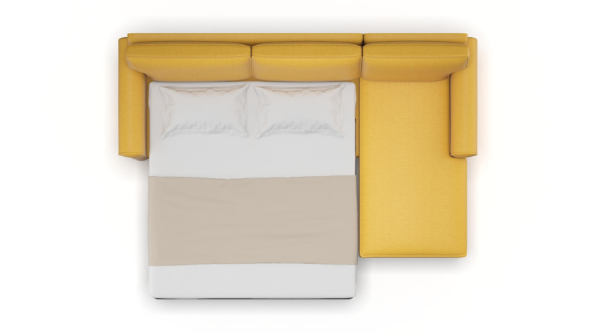 Isabel Portland Dijon Panel Sleeper Espresso legs 3