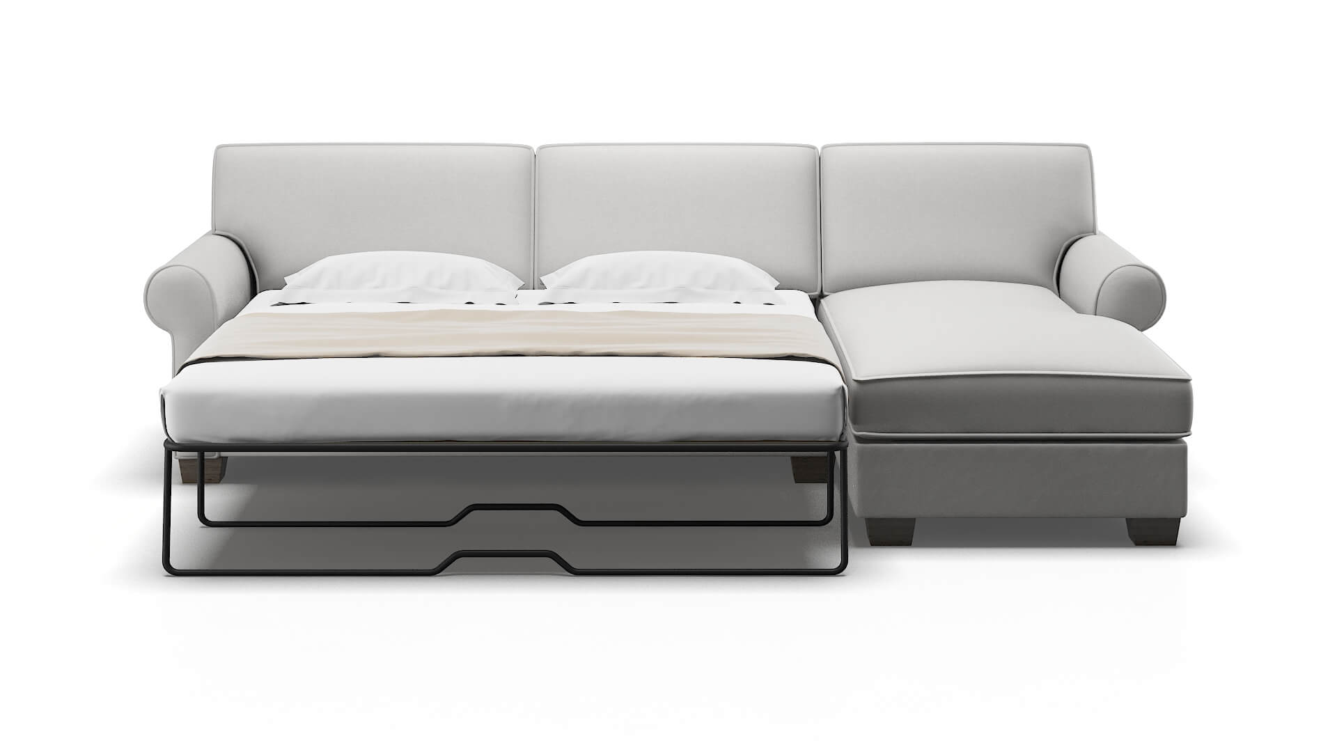 Isabel Prisma Steam Panel Sleeper Espresso legs 1