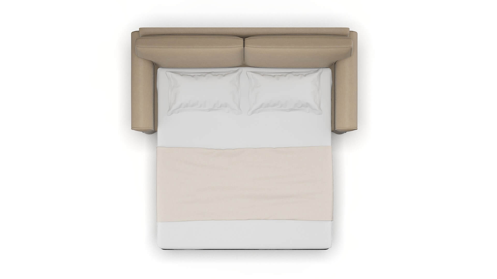 Isabel Rocket Cappuccino Sofa Sleeper Espresso legs 3