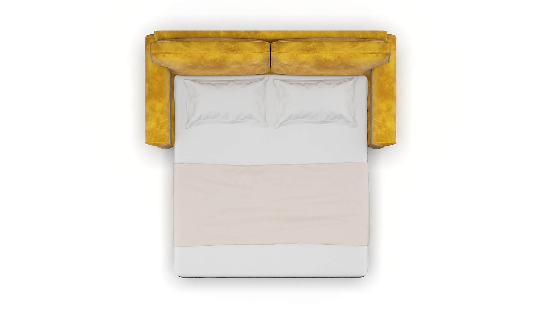 Isabel Royale Marigold Sofa Sleeper Espresso legs 3