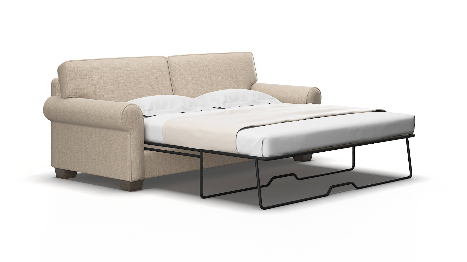 Isabel Sosoftness 74 Sofa Sleeper Espresso legs 2