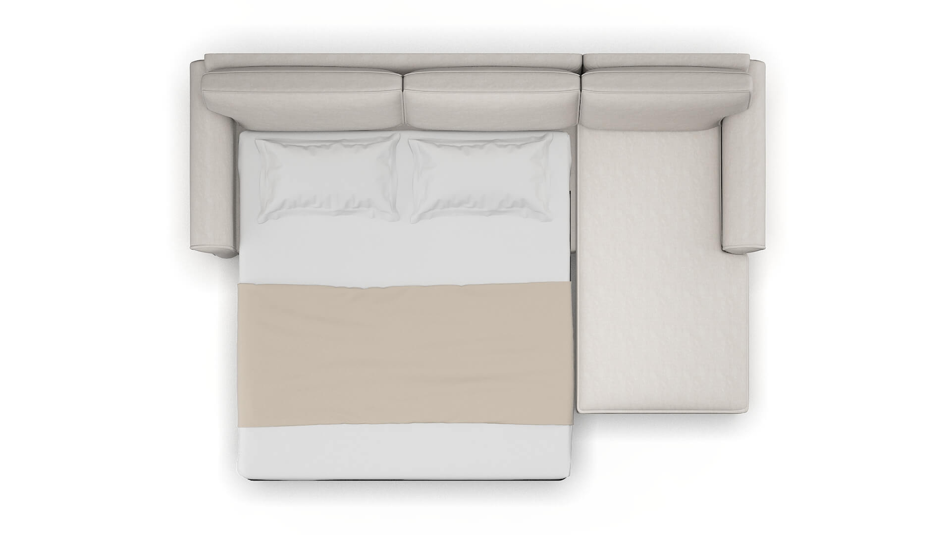 Isabel Suave Dove Panel Sleeper Espresso legs 3